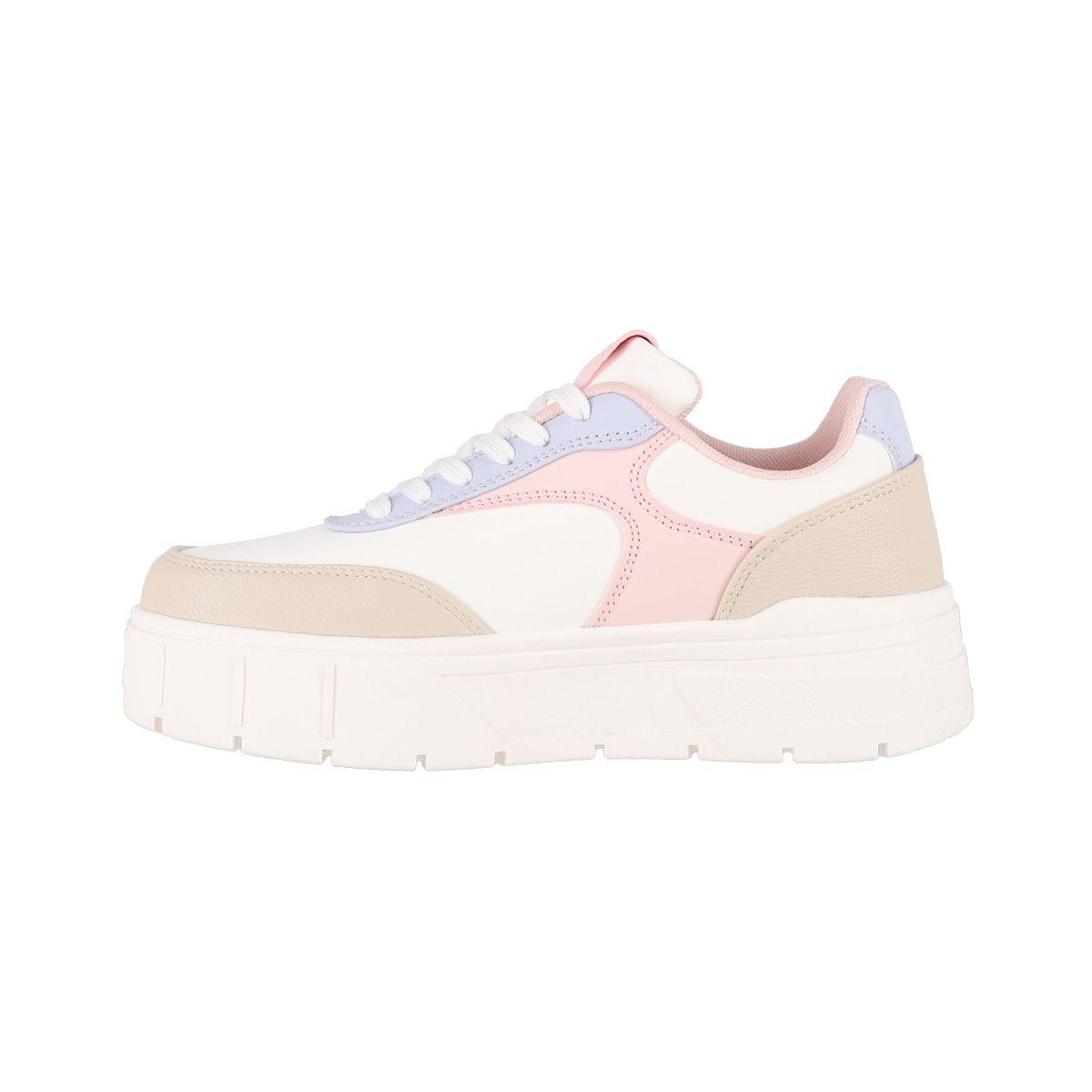 Zapatillas Plataforma Mujer  Bamers Cannes Blanco-1