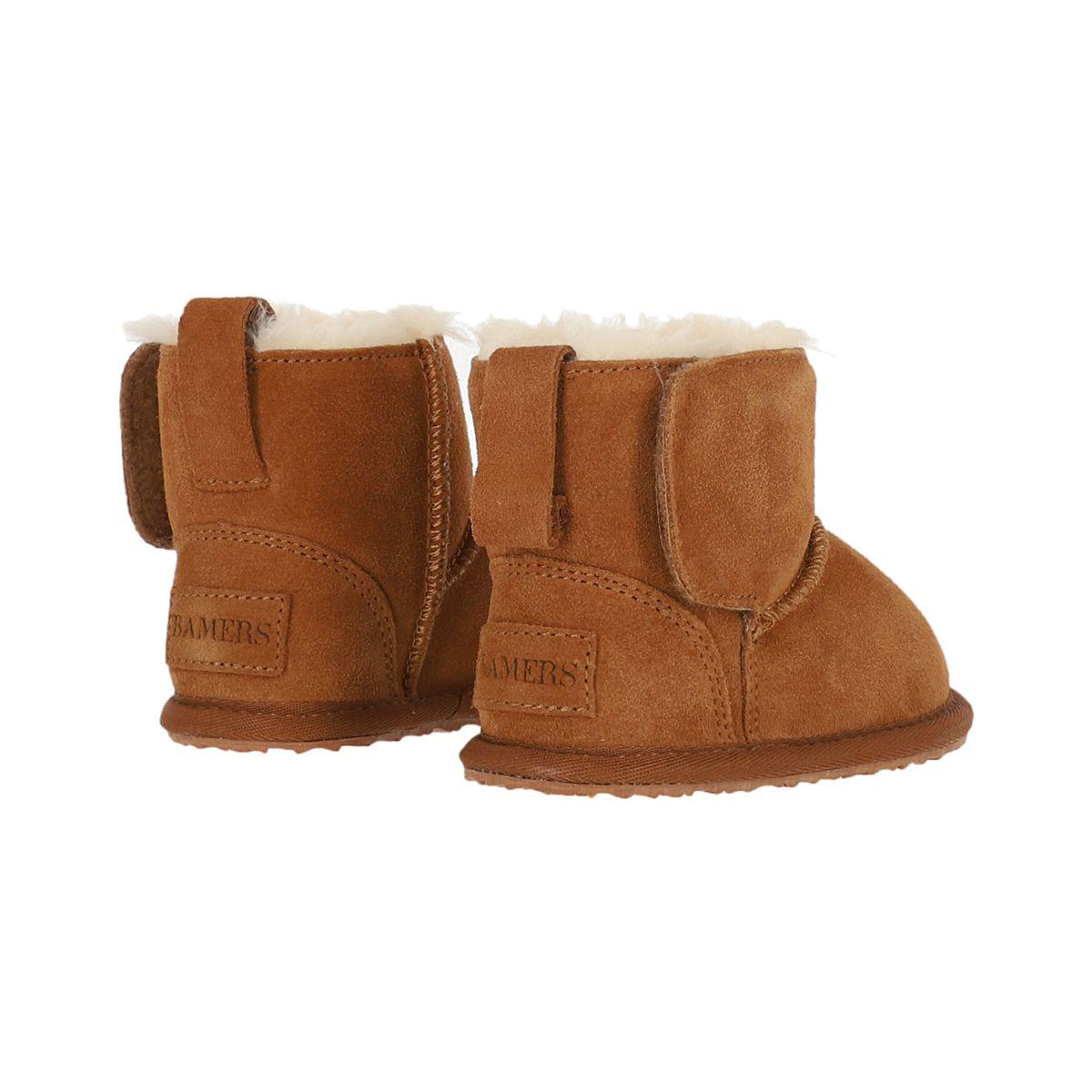 Bota Bamers Blast Cuero Niños TD Café-3