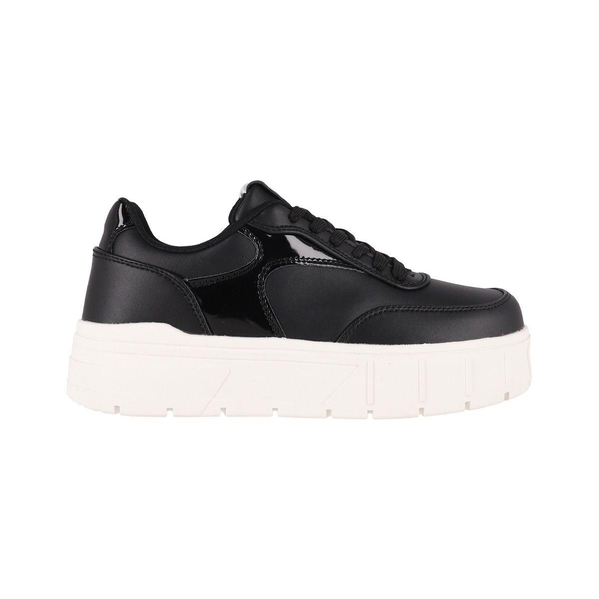 Zapatillas Plataforma Mujer  Bamers Cannes Negro-0