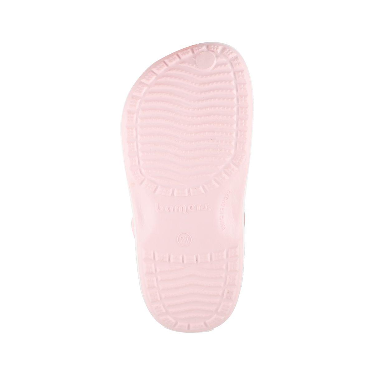 Zuecos Joven Bamers Refugio Line Rosa Print-3