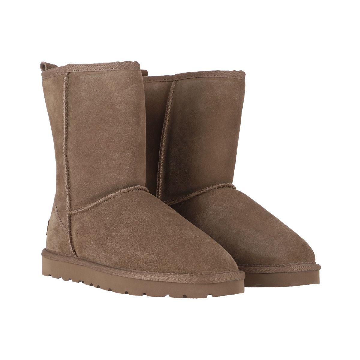Bota Mujer Cuero Blast Classic Café Claro Bamers-4