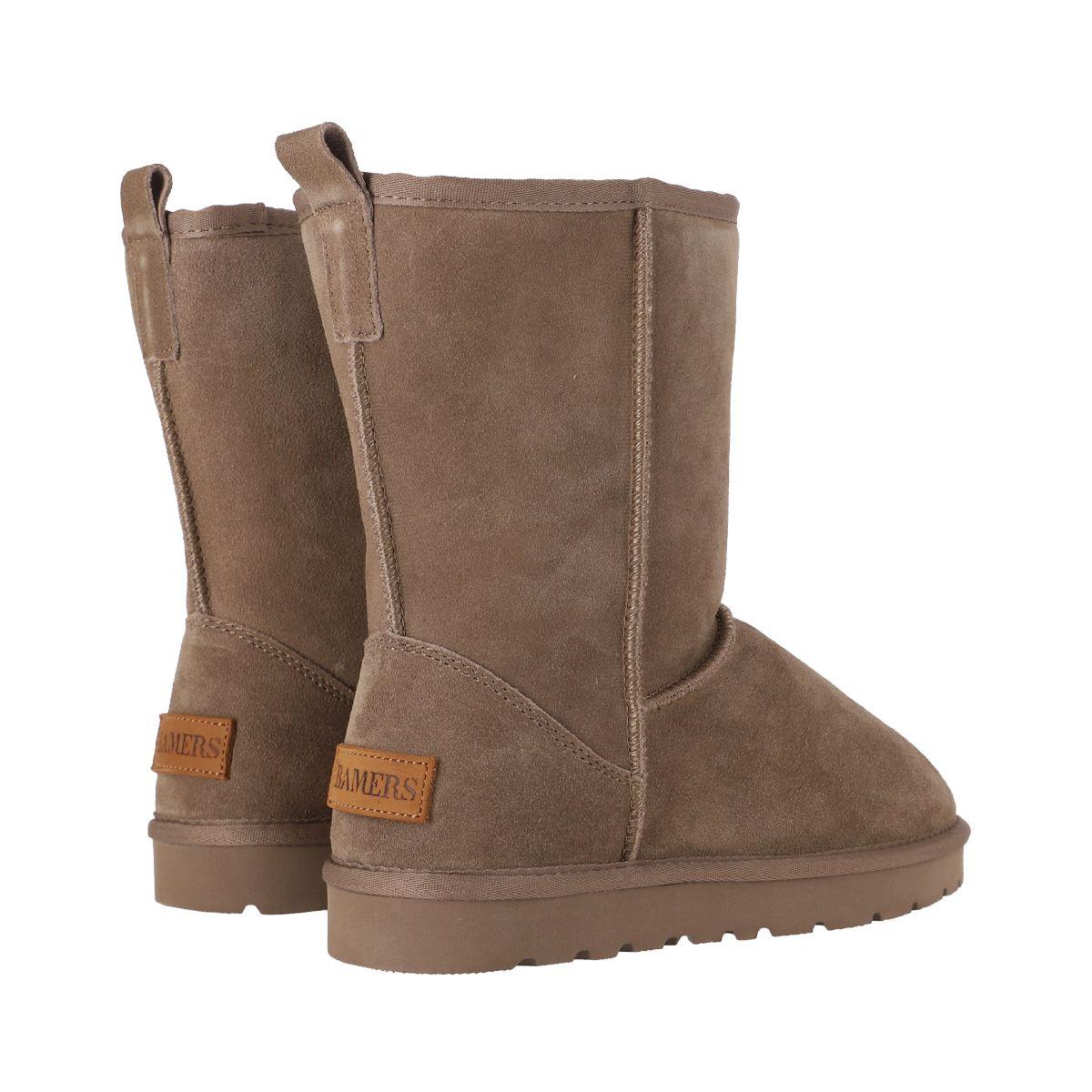 Bota Mujer Cuero Blast Classic Café Claro Bamers-5