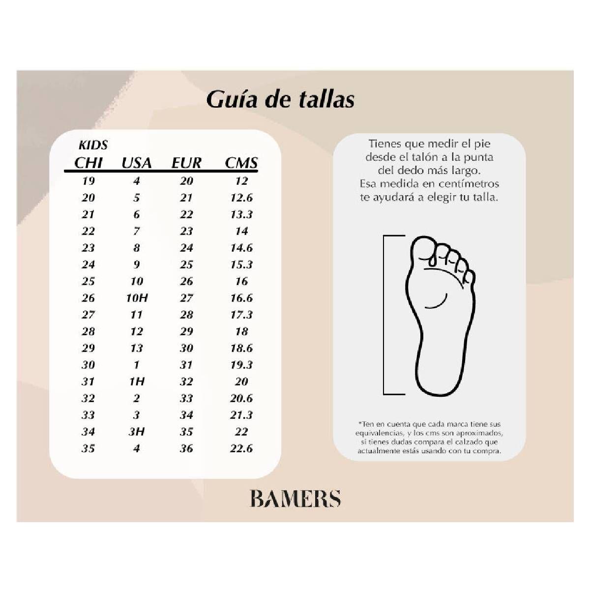 Bota Bamers Quilting Niños Negro-4