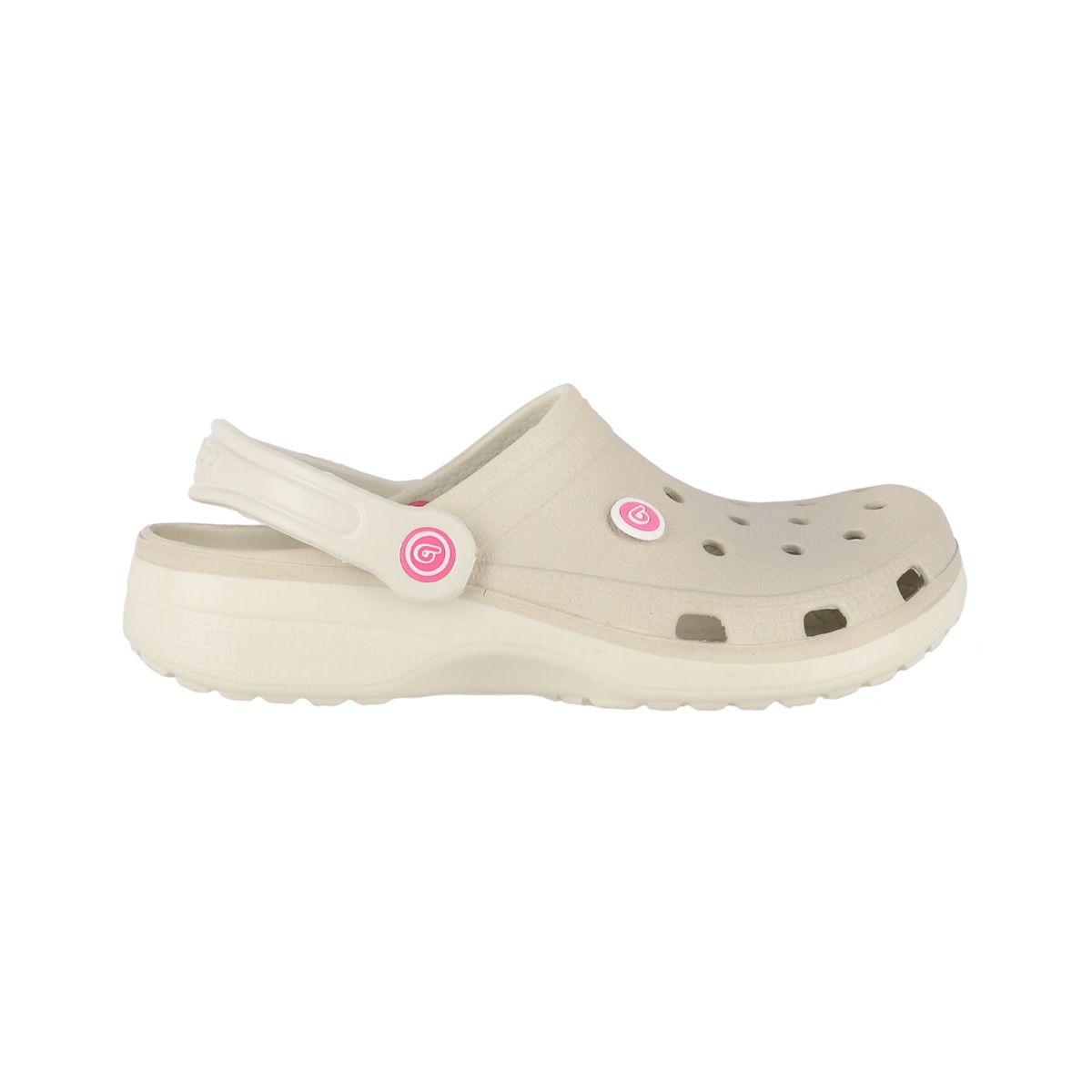 Zuecos Mujer Bamers Air Special Beige-0