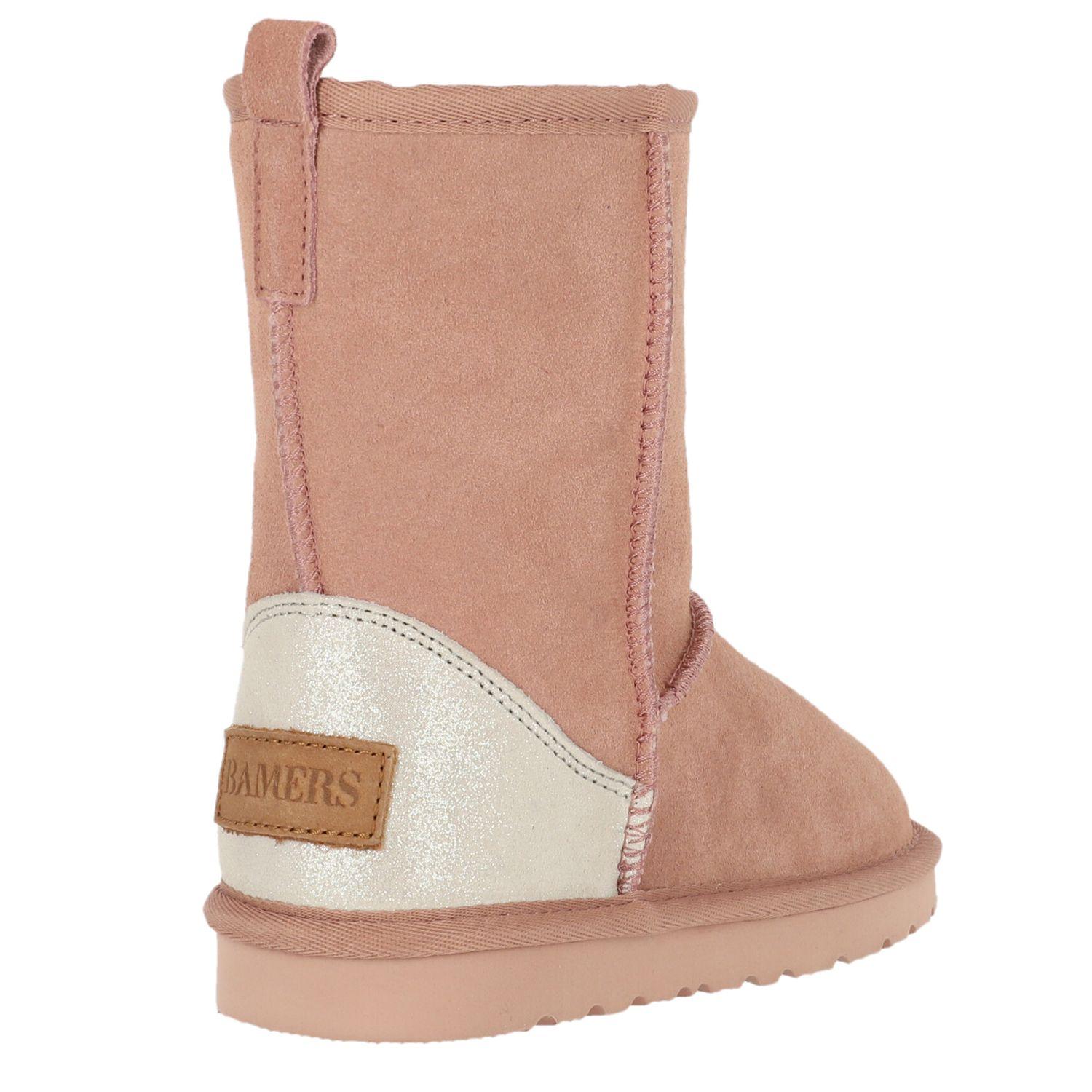 Bota Bamers Blast Zip Leather Niñas Rosado-2