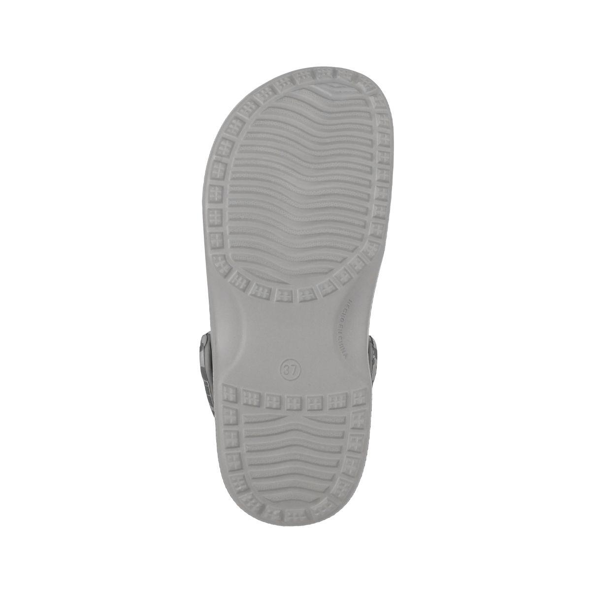 Zuecos Mujer Air Bamers Print Gris-3