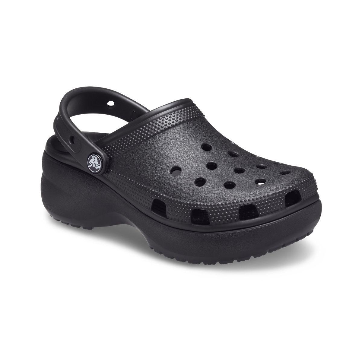 Zueco Crocs Classic Platform Mujer Black-0