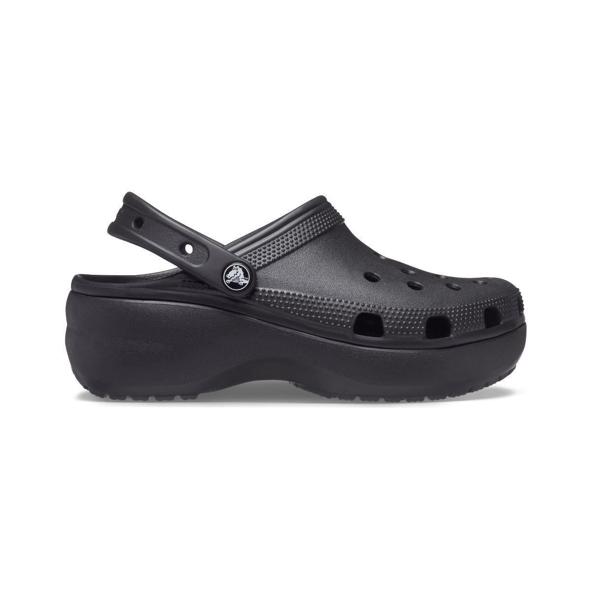 Zueco Crocs Classic Platform Mujer Black-1