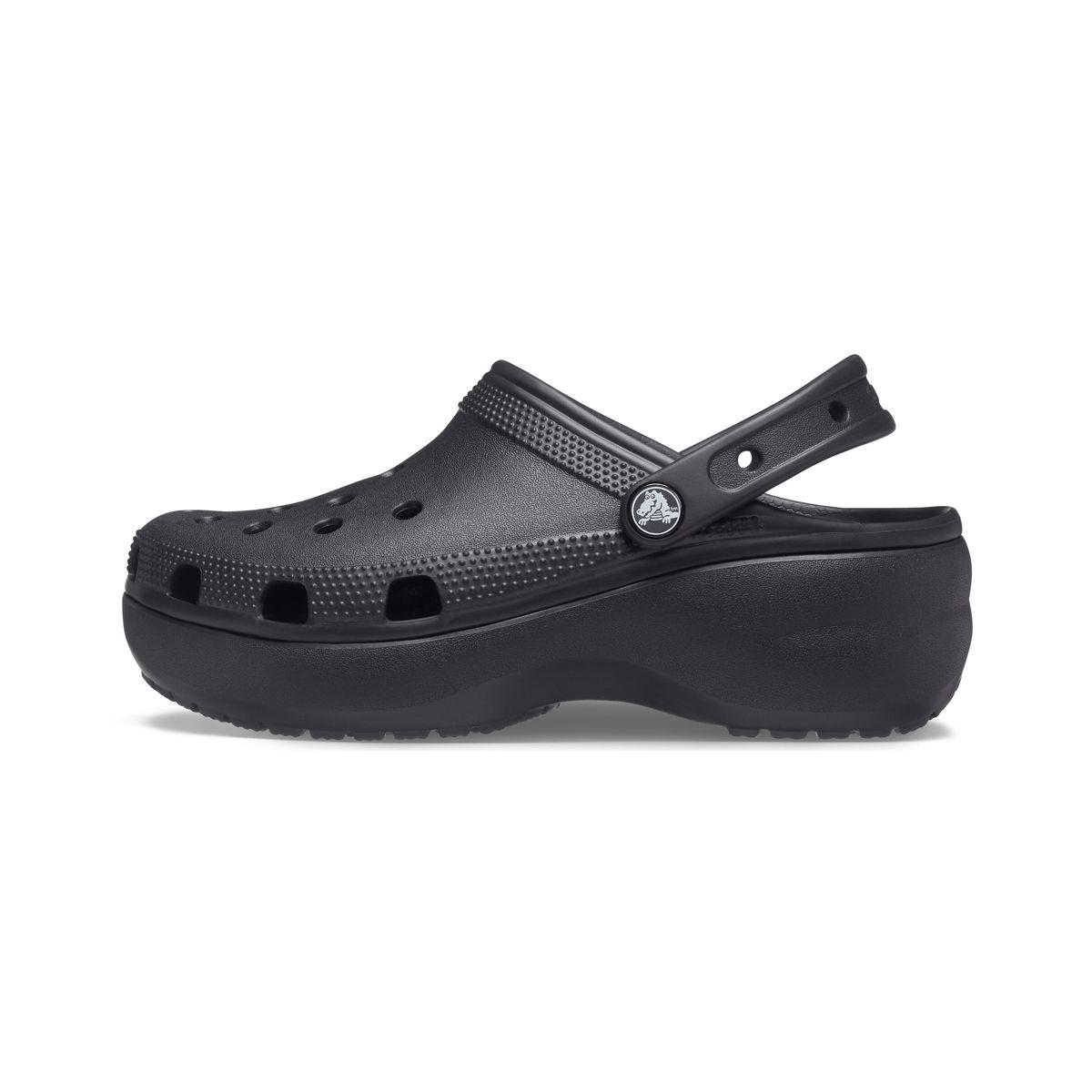 Zueco Crocs Classic Platform Mujer Black-2