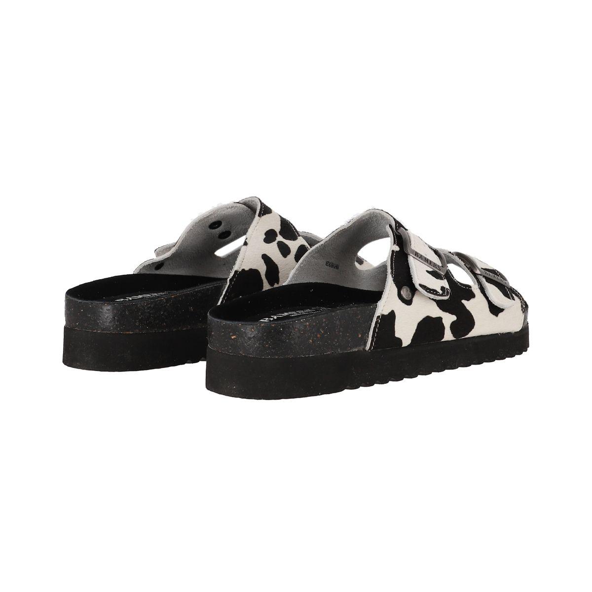 Sandalias Mujer Kend High Bamers Print Blanco/Negro-4