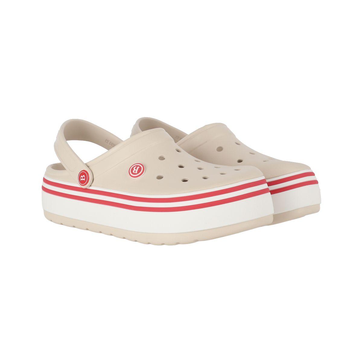 Zuecos Mujer Airline High Bamers Beige-4