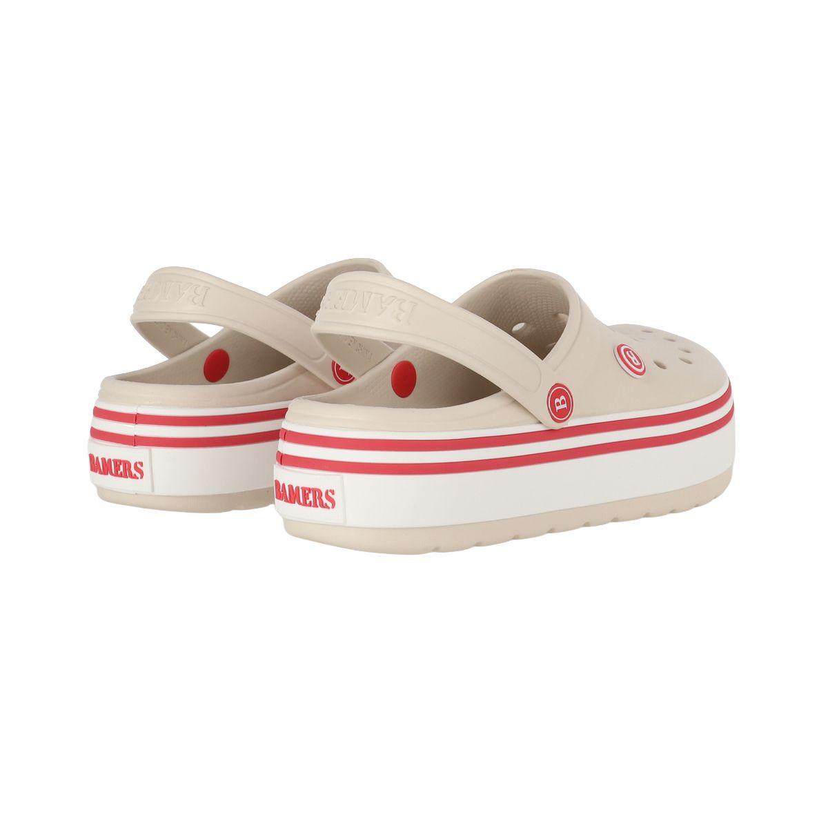 Zuecos Mujer Airline High Bamers Beige-5