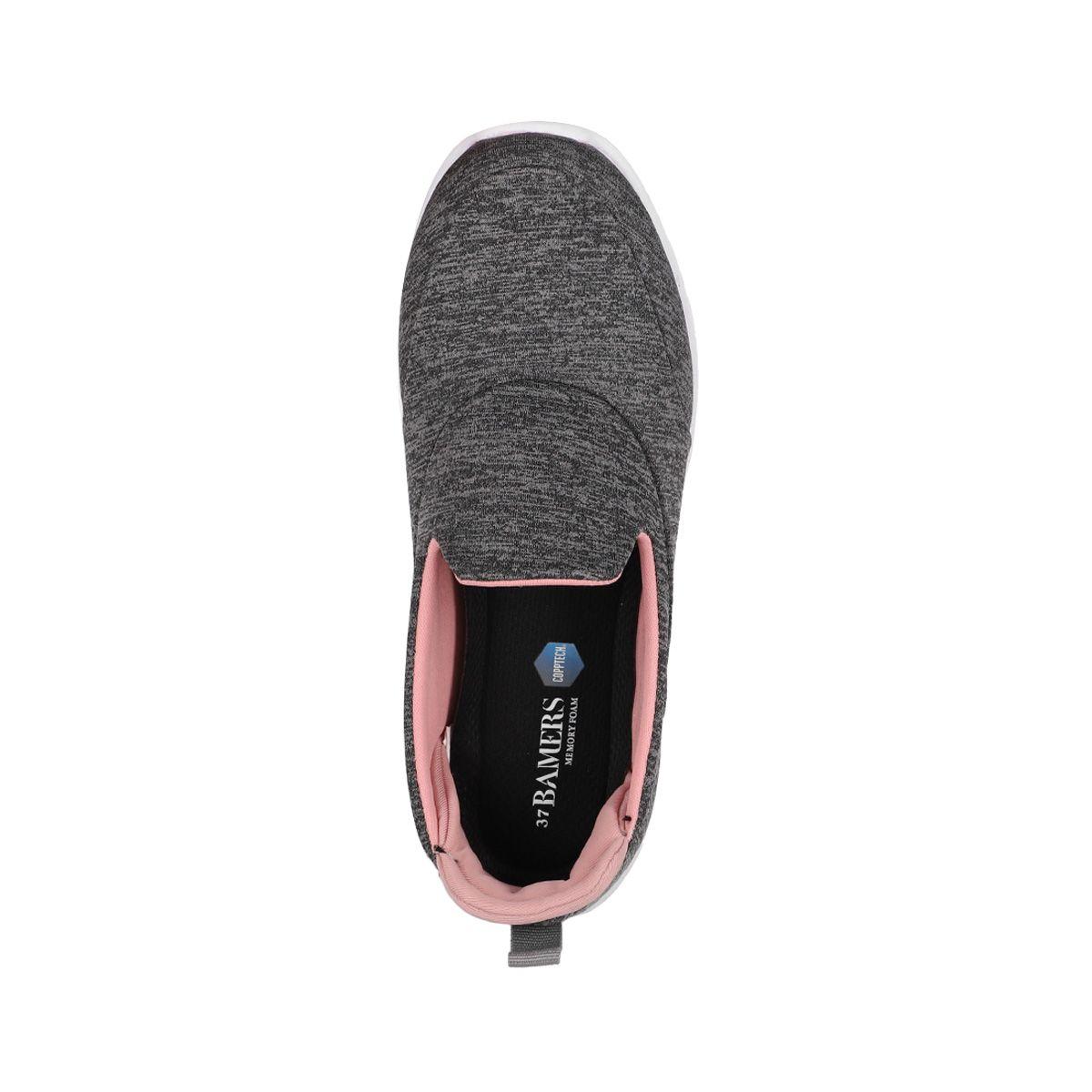 Slip On Bamers Mirlo Mujer Gris-4