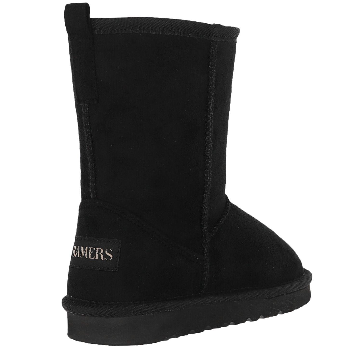 Bota Bamers Blast Zip Fiber Niños Unisex Negro-2
