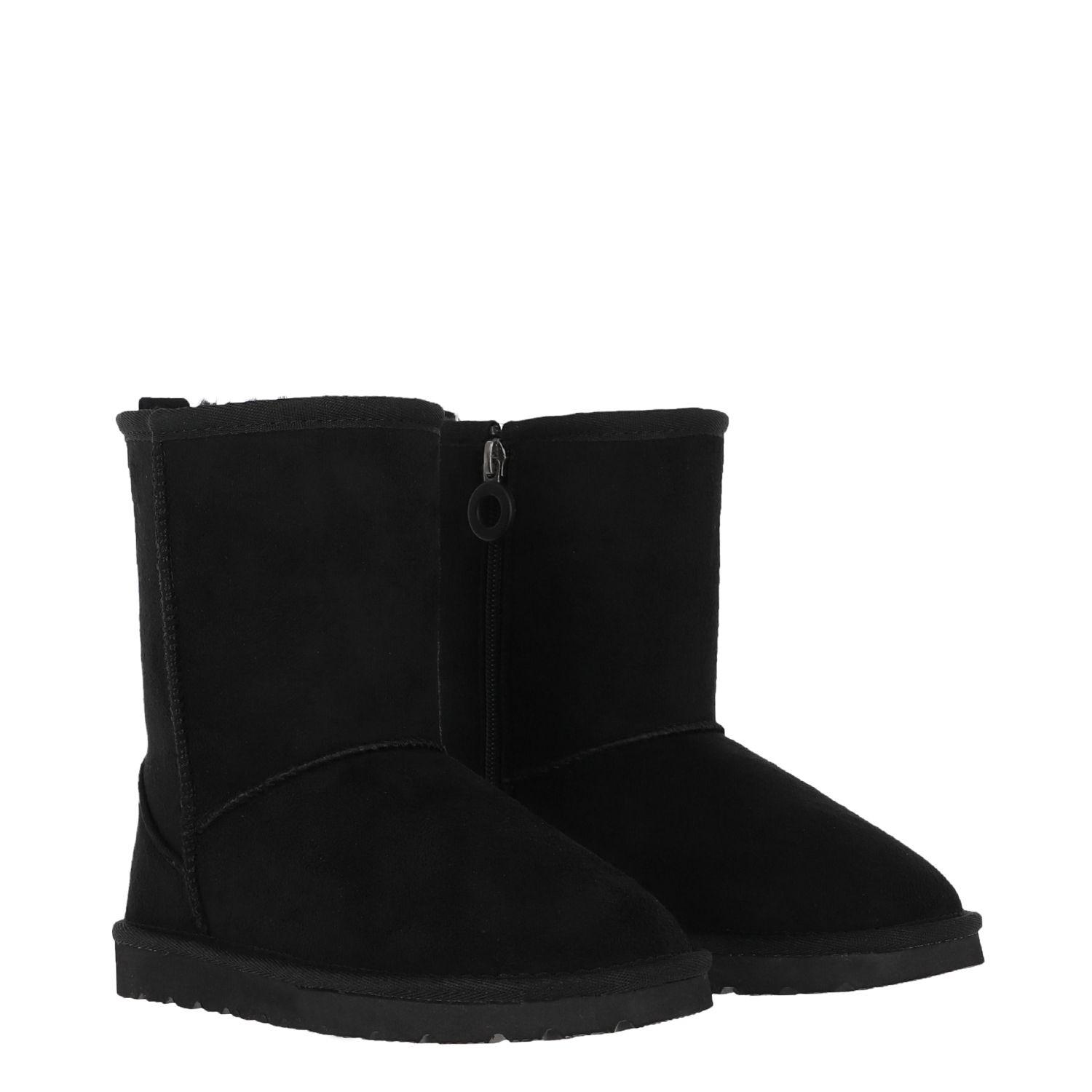 Bota Bamers Blast Zip Fiber Niños Unisex Negro-3