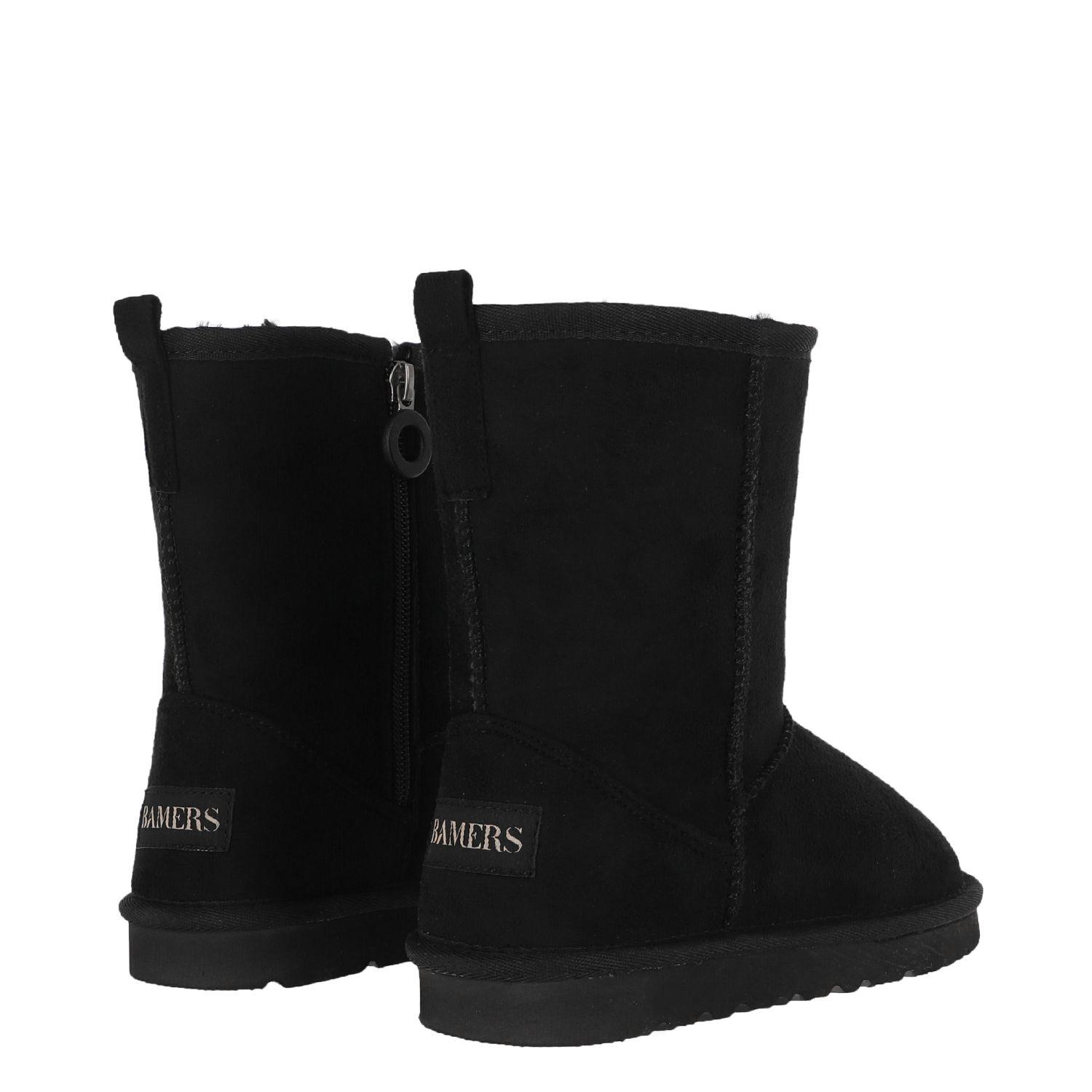 Bota Bamers Blast Zip Fiber Niños Unisex Negro-4