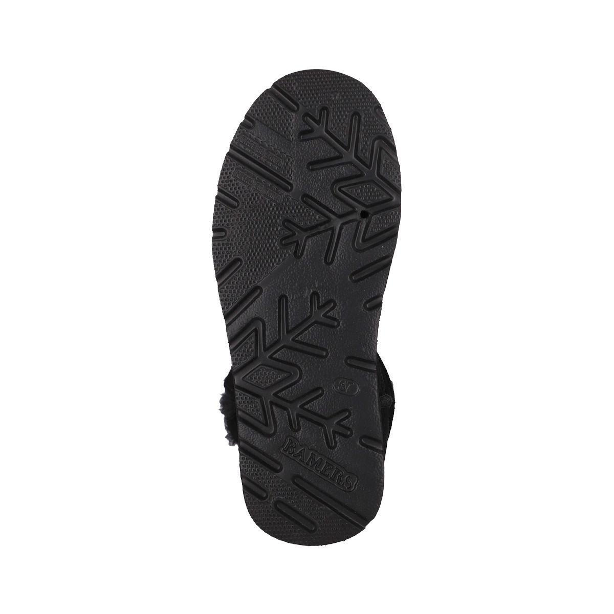 Bota Mujer  Bamers Blast Belt Cuero Negro-3