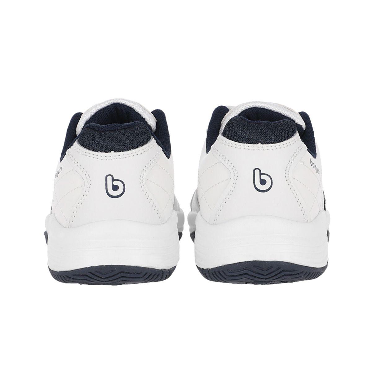 Zapatillas Joven White/Navy Bamers Court-3