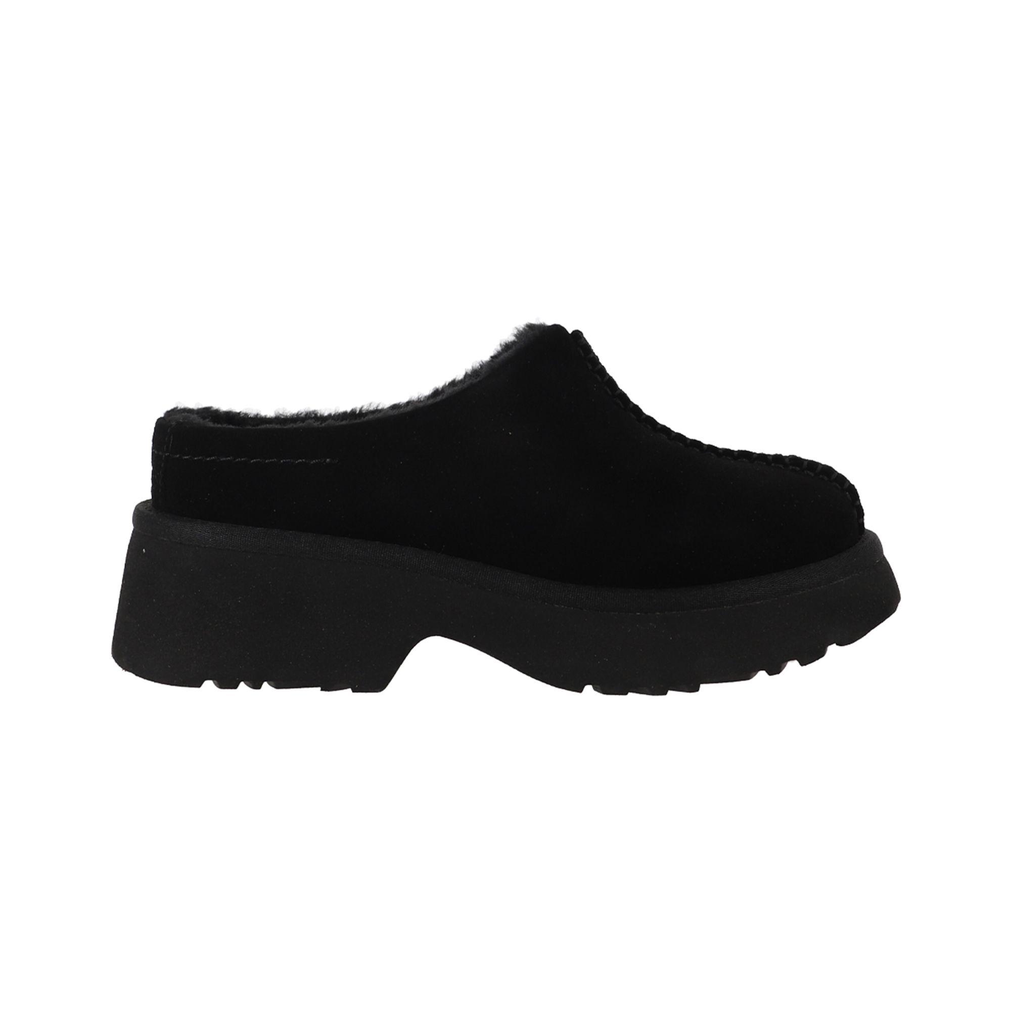 Zuecos Mujer Cuero Luisiana Negro Bamers-0