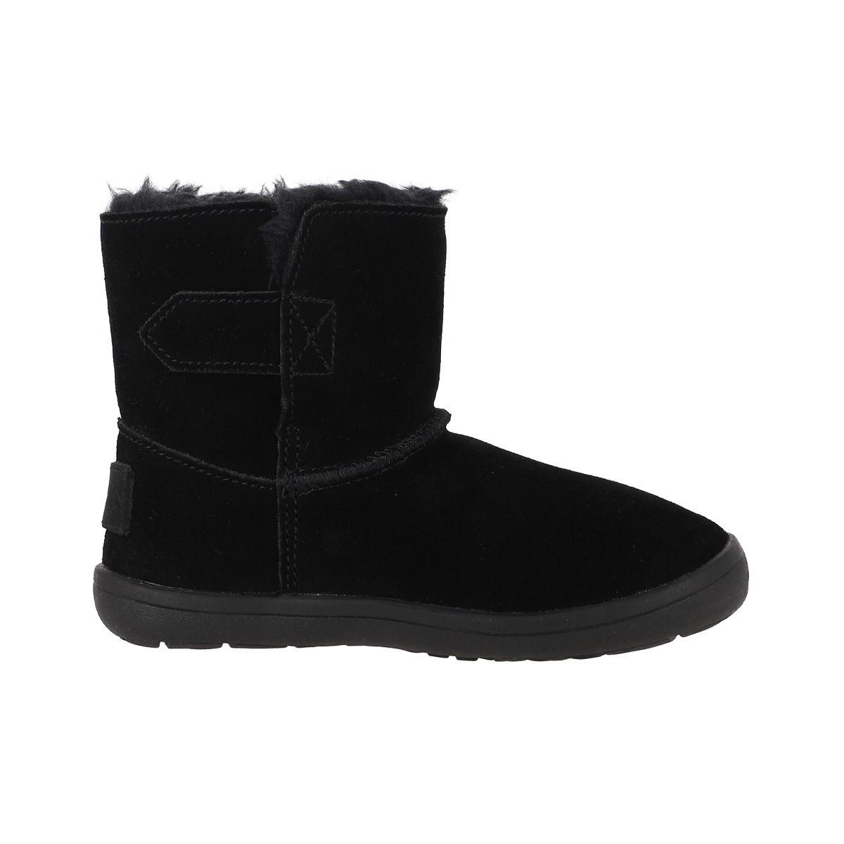Botas Niñas Cuero Koba Tape Negro Bamers-0