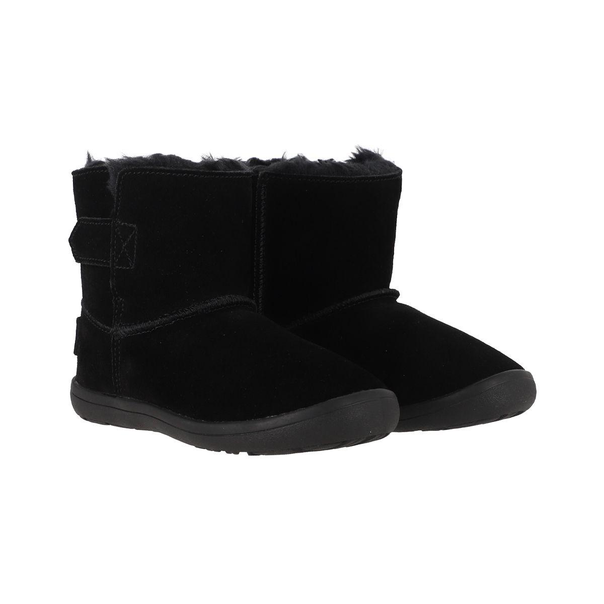 Botas Niñas Cuero Koba Tape Negro Bamers-4
