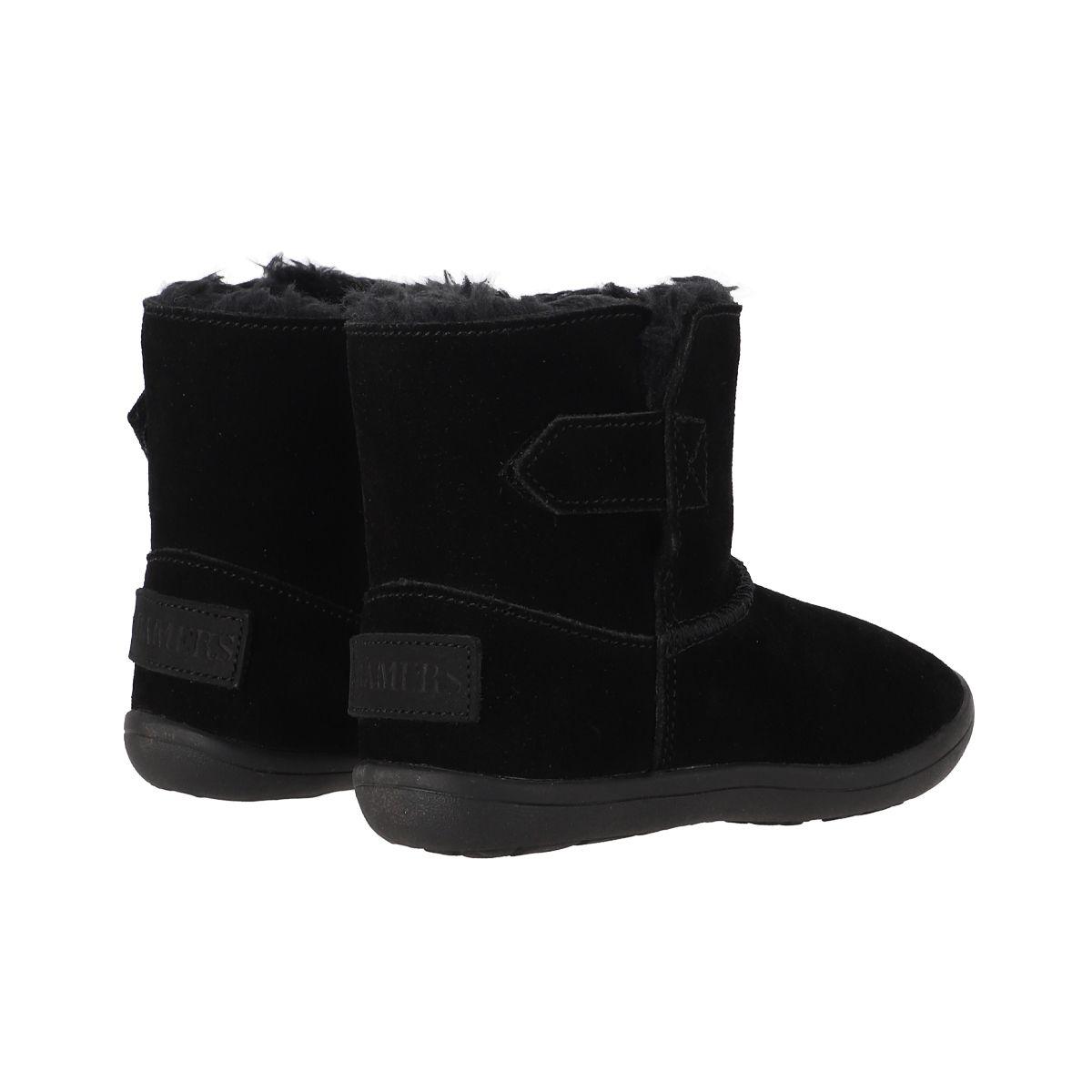 Botas Niñas Cuero Koba Tape Negro Bamers-5