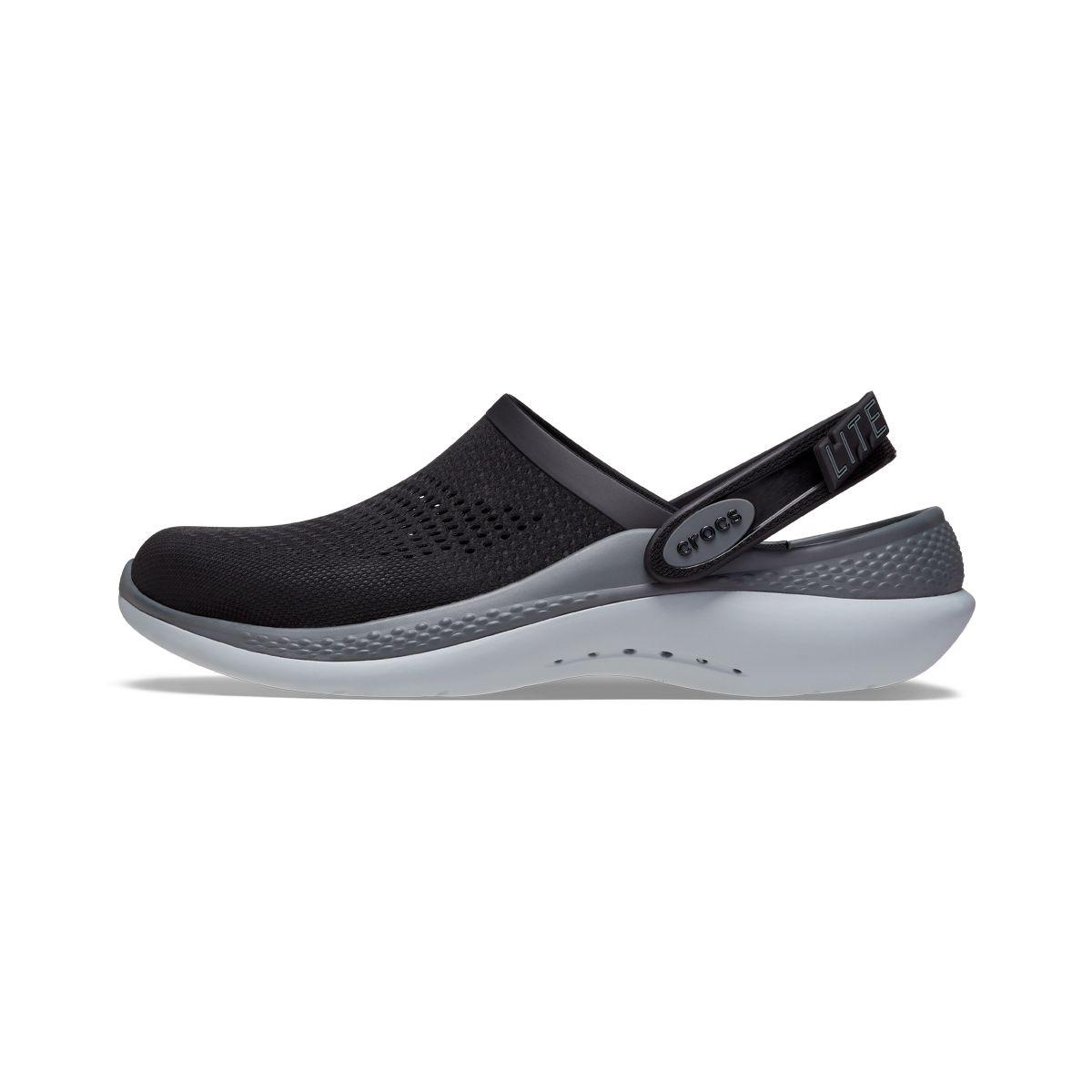 Zueco Crocs LiteRide 360 Unisex Black/Slate Grey-4