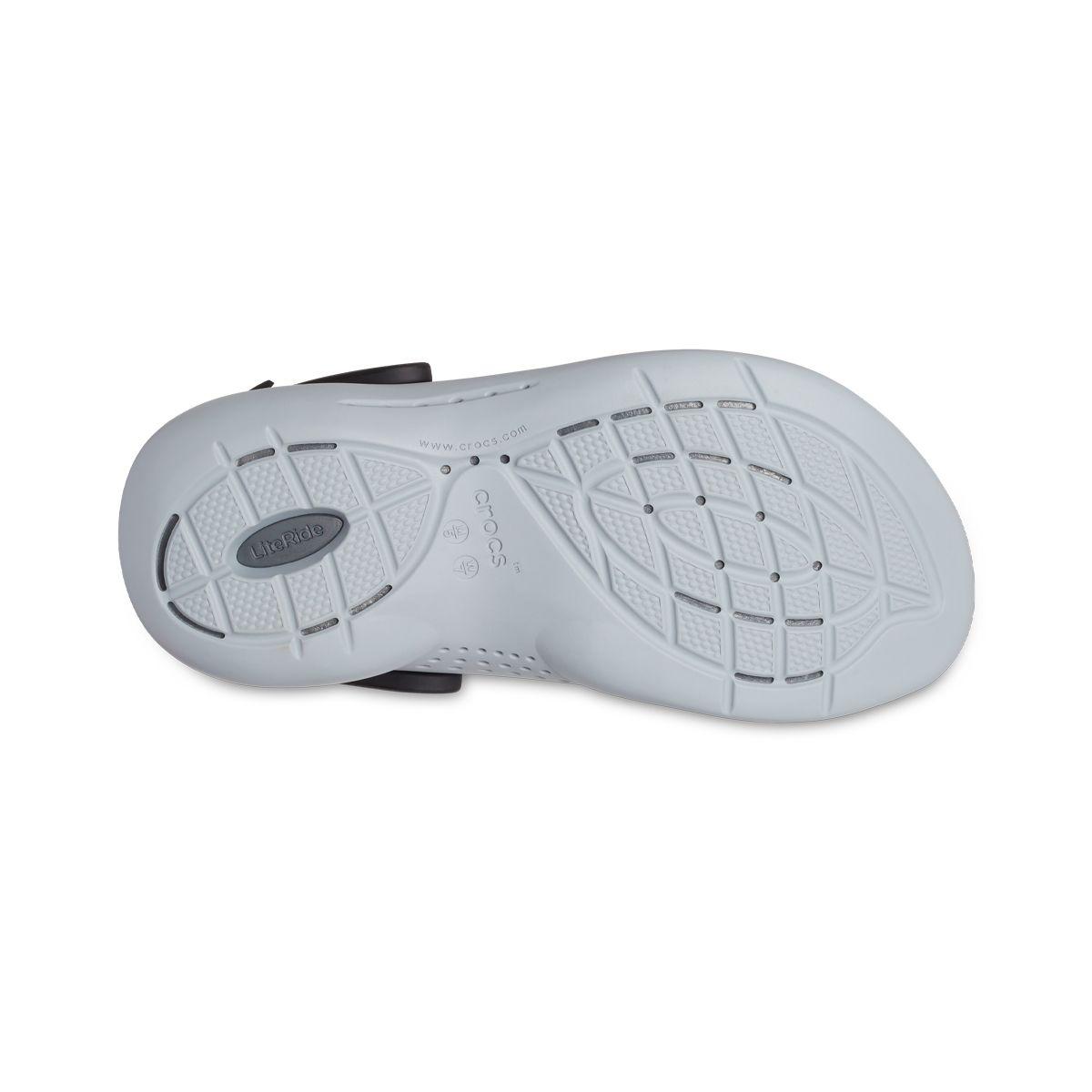 Zueco Crocs LiteRide 360 Unisex Black/Slate Grey-6