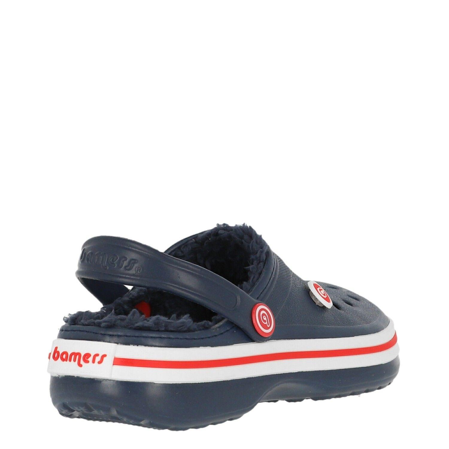 Zueco Bamers Refugio Line Niños Unisex Azul/Rojo-3