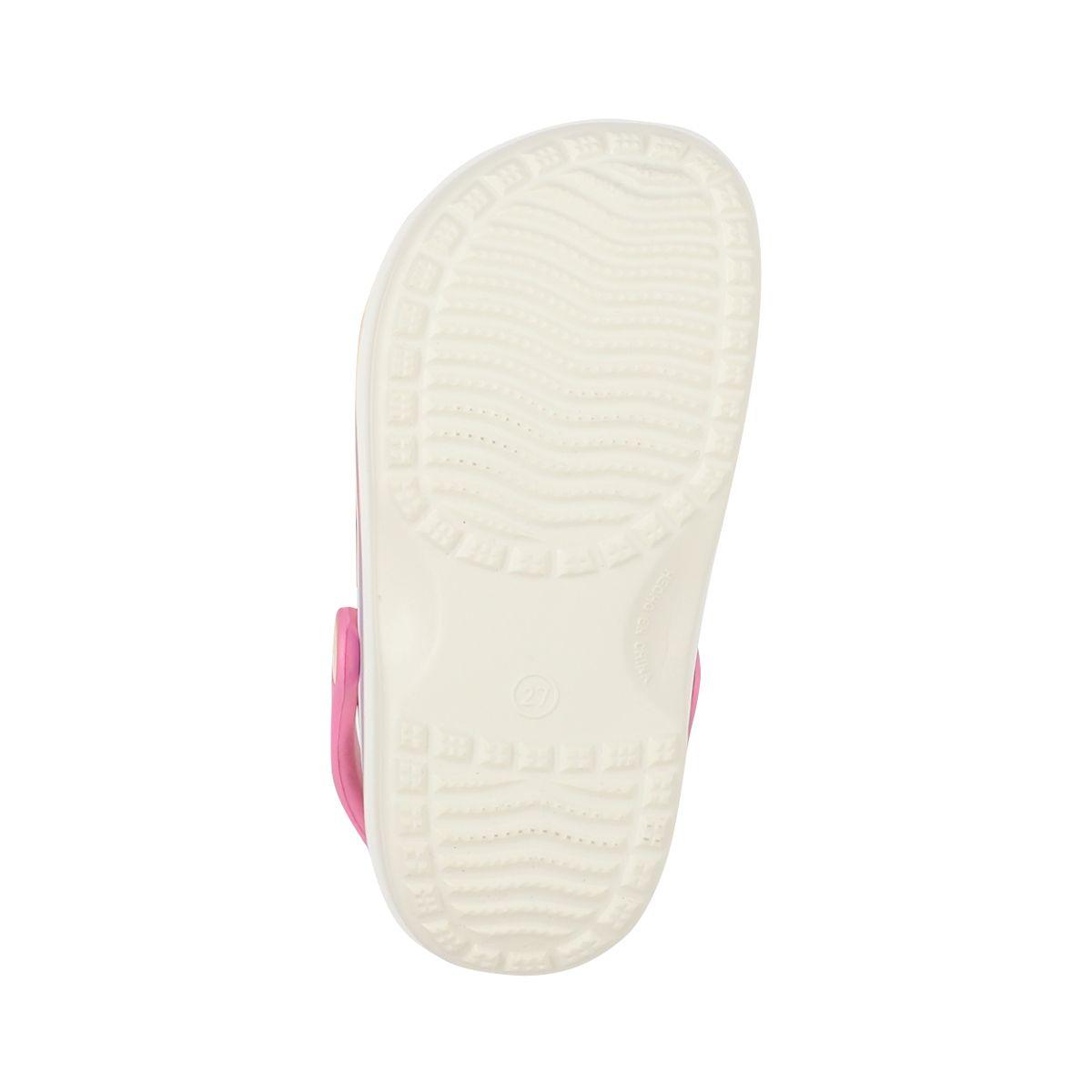 Zuecos Niña Airline Special Blanco/Rosad/Celeste Bamers-3