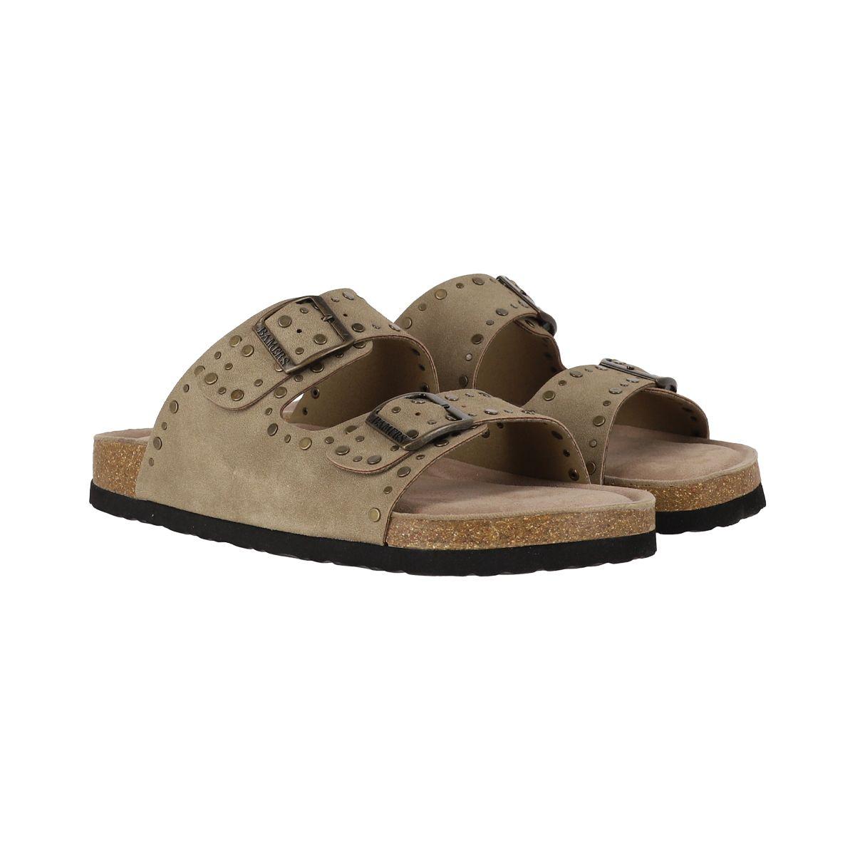Sandalias Mujer Kend Studs Bamers Beige-4