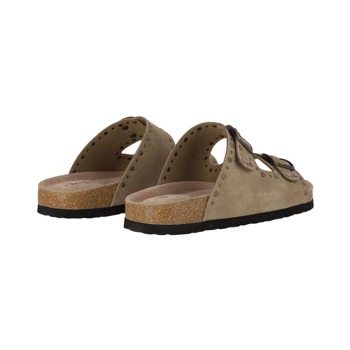 Sandalias Mujer Kend Studs Bamers Beige-5
