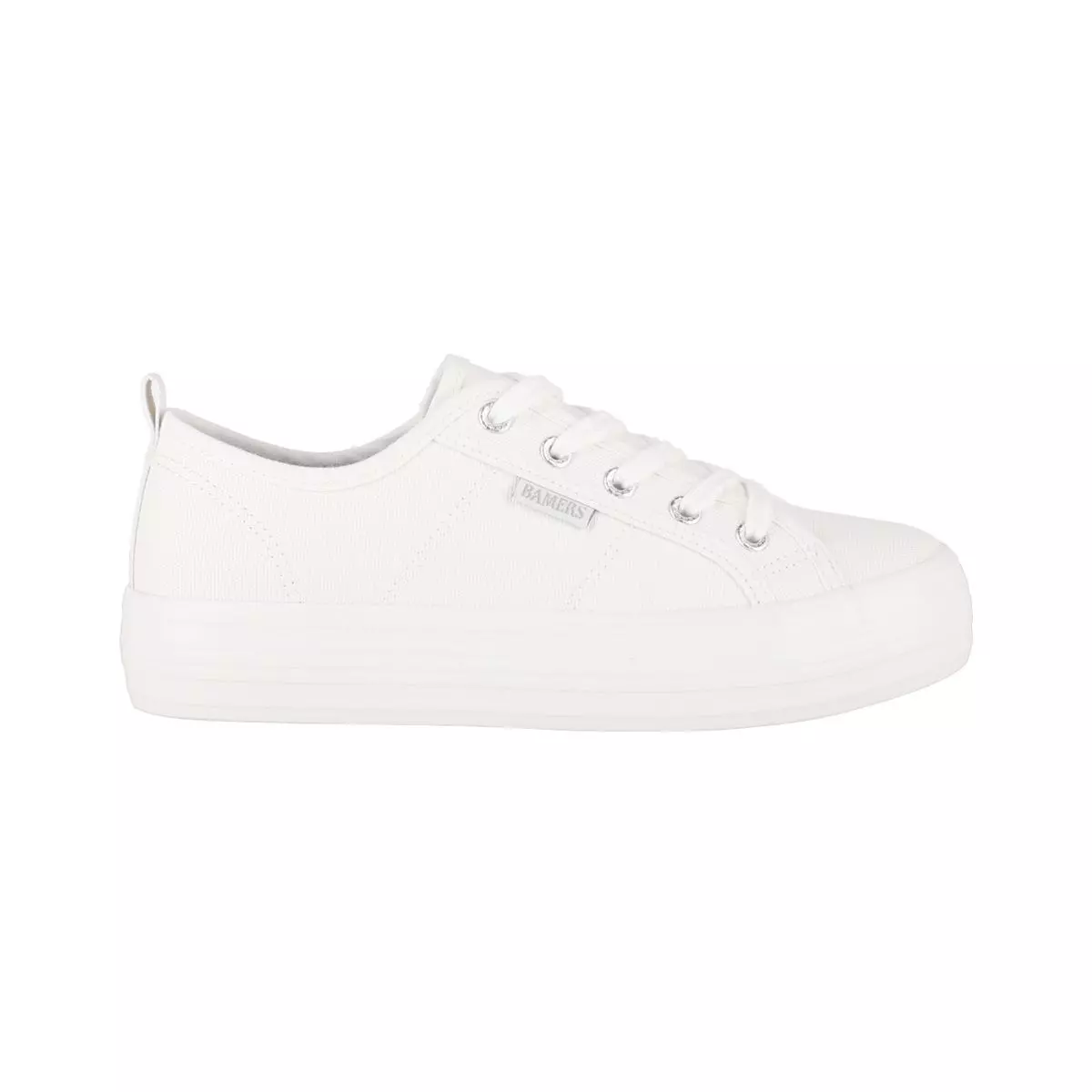 Zapatillas Mujer Bamers New Canvas Platform II Blanco-0