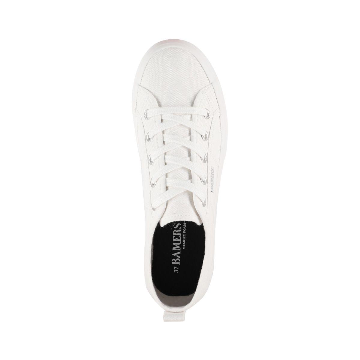 Zapatillas Mujer Bamers New Canvas Platform II Blanco-2