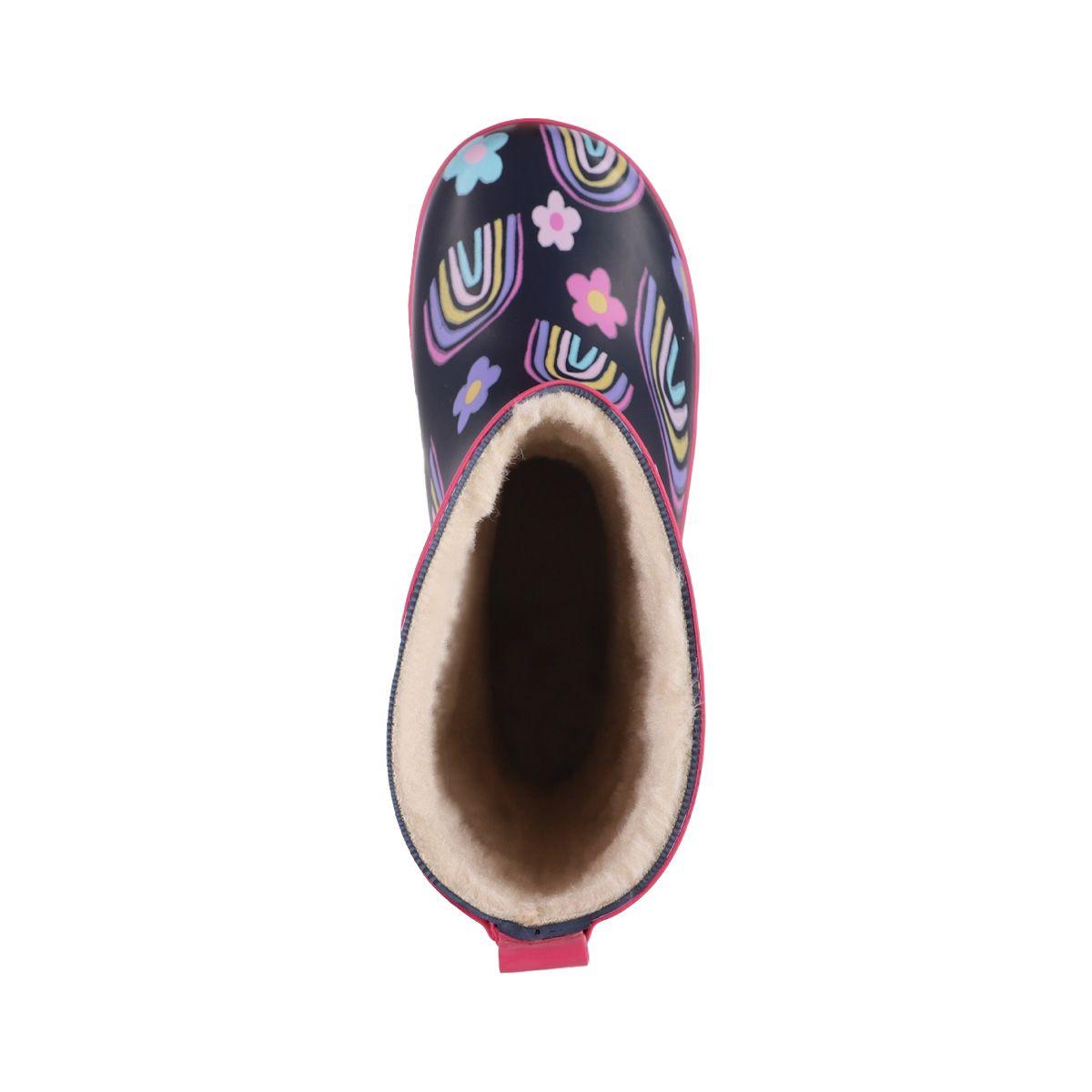 Botas de Agua Niñas Bamers Malka Azul Marino Print-2