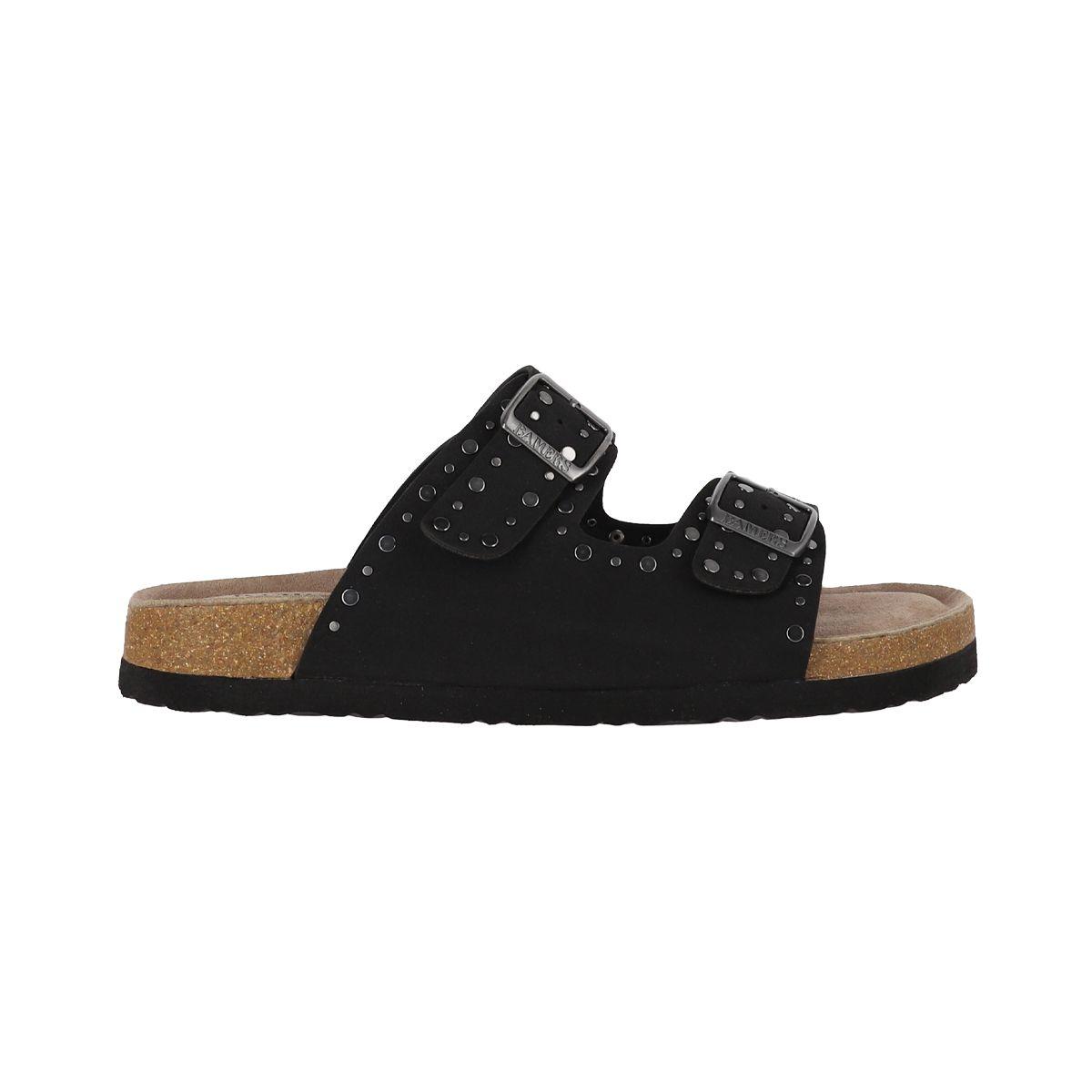 Sandalias Mujer Kend Studs Bamers Negro-0