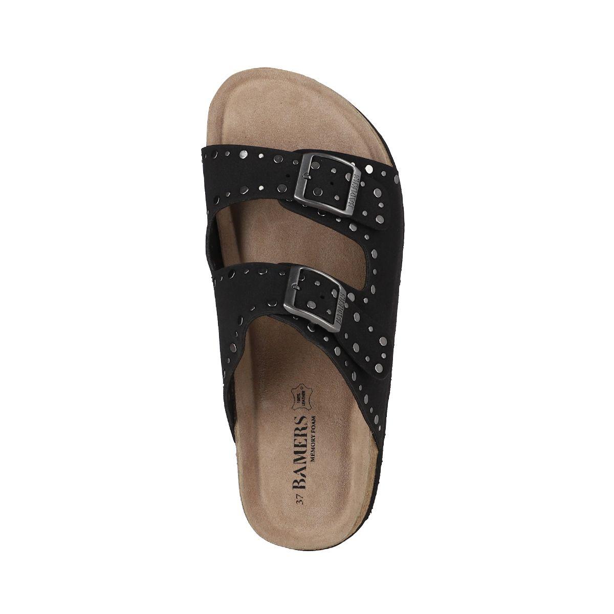 Sandalias Mujer Kend Studs Bamers Negro-2