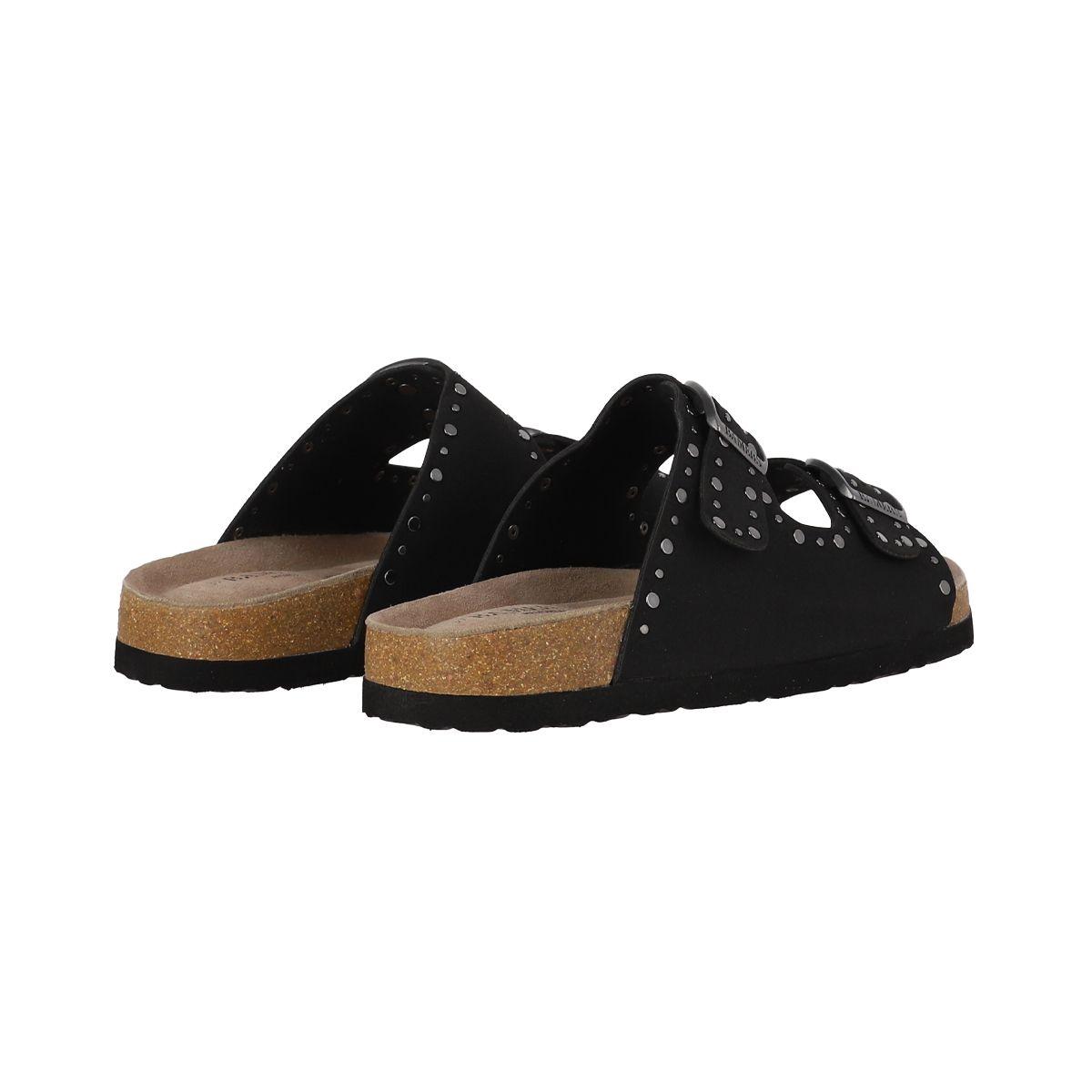 Sandalias Mujer Kend Studs Bamers Negro-5