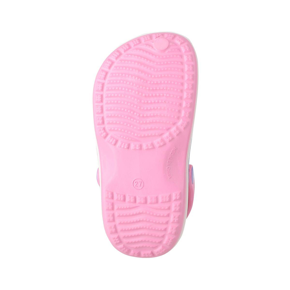 Zueco Niñas Brilla en la Oscuridad Rosado Print Bamers-3