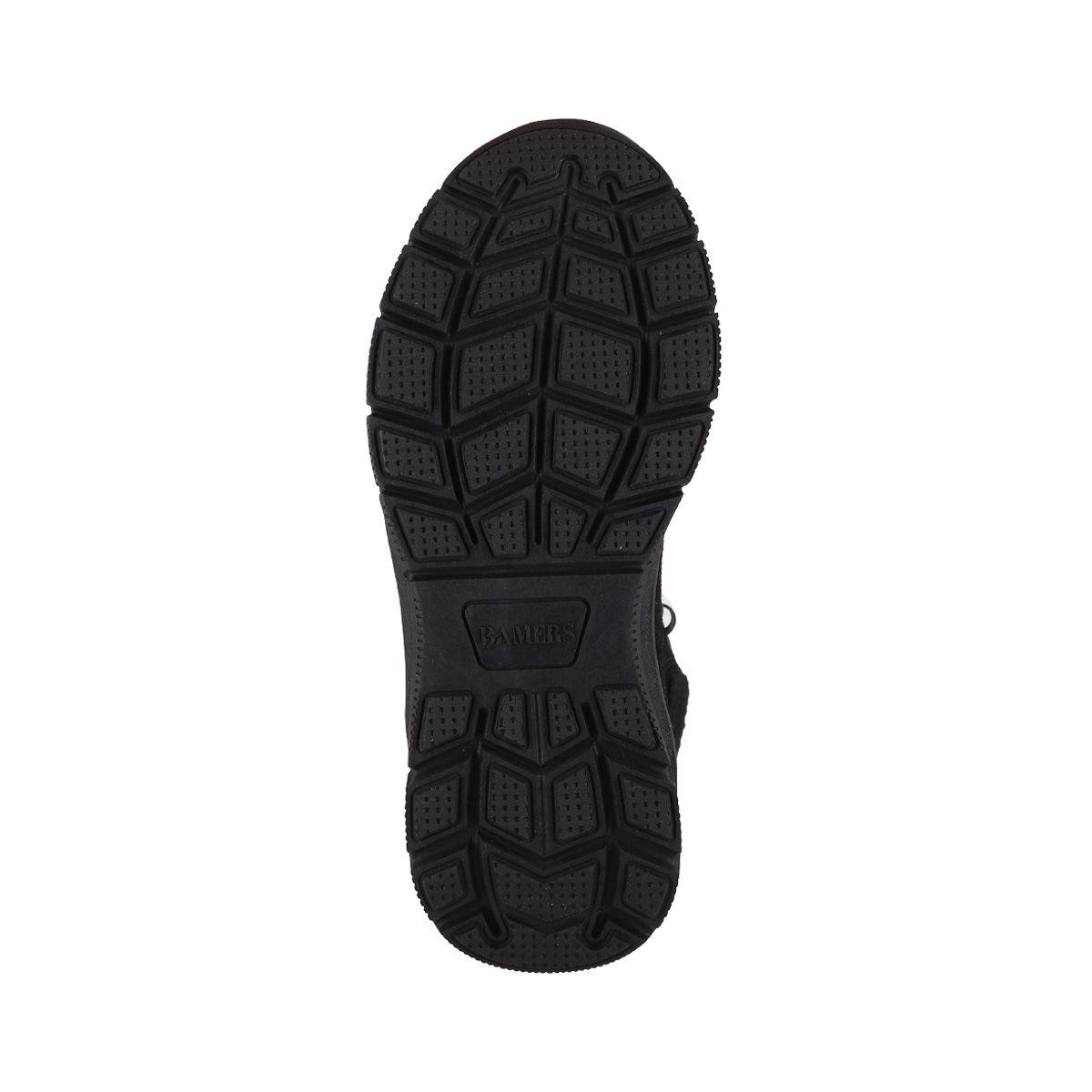 Botin Mujer Bamers Tivoli Laces Cuero Negro-3