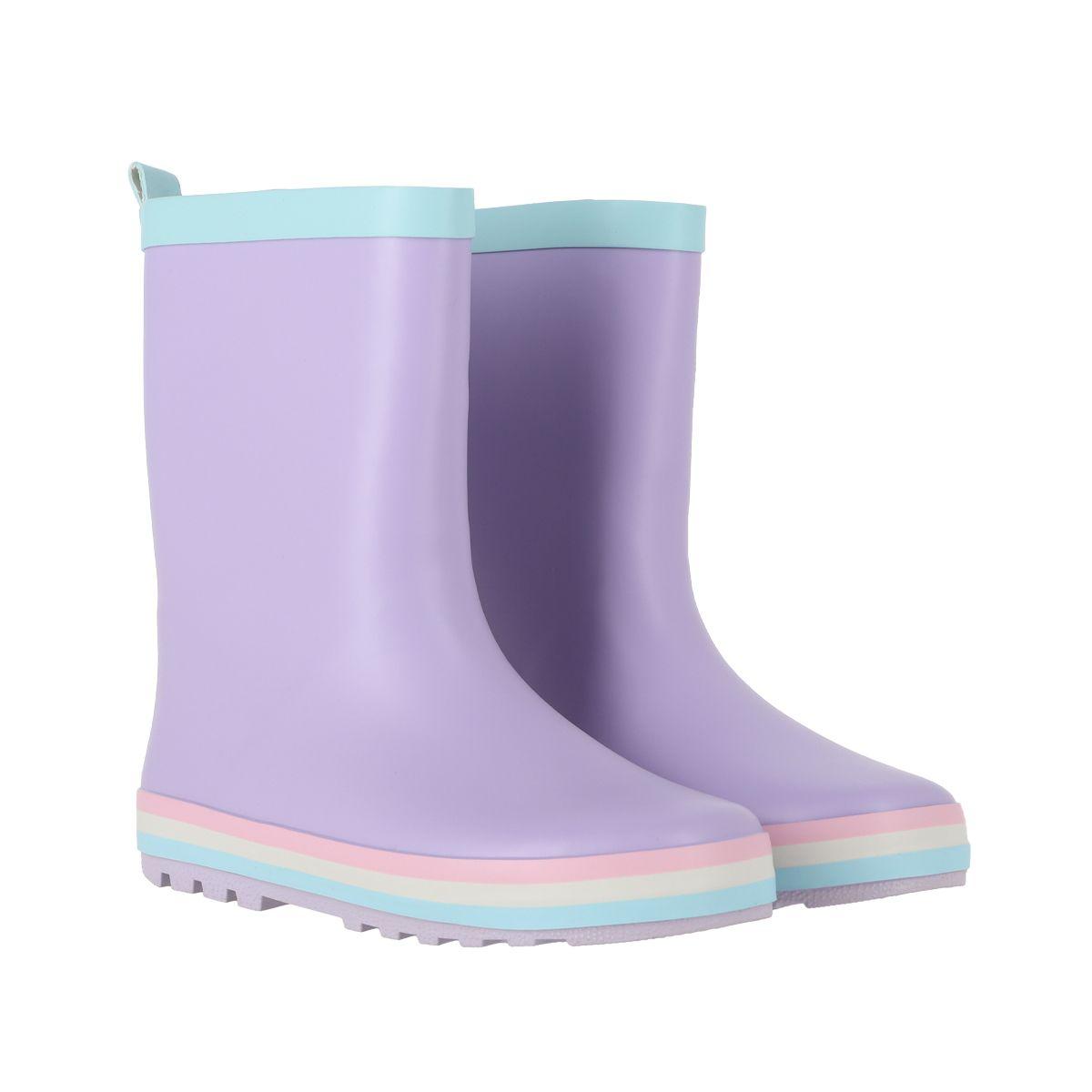 Botas Agua Niña Malka Lila Bamers-4