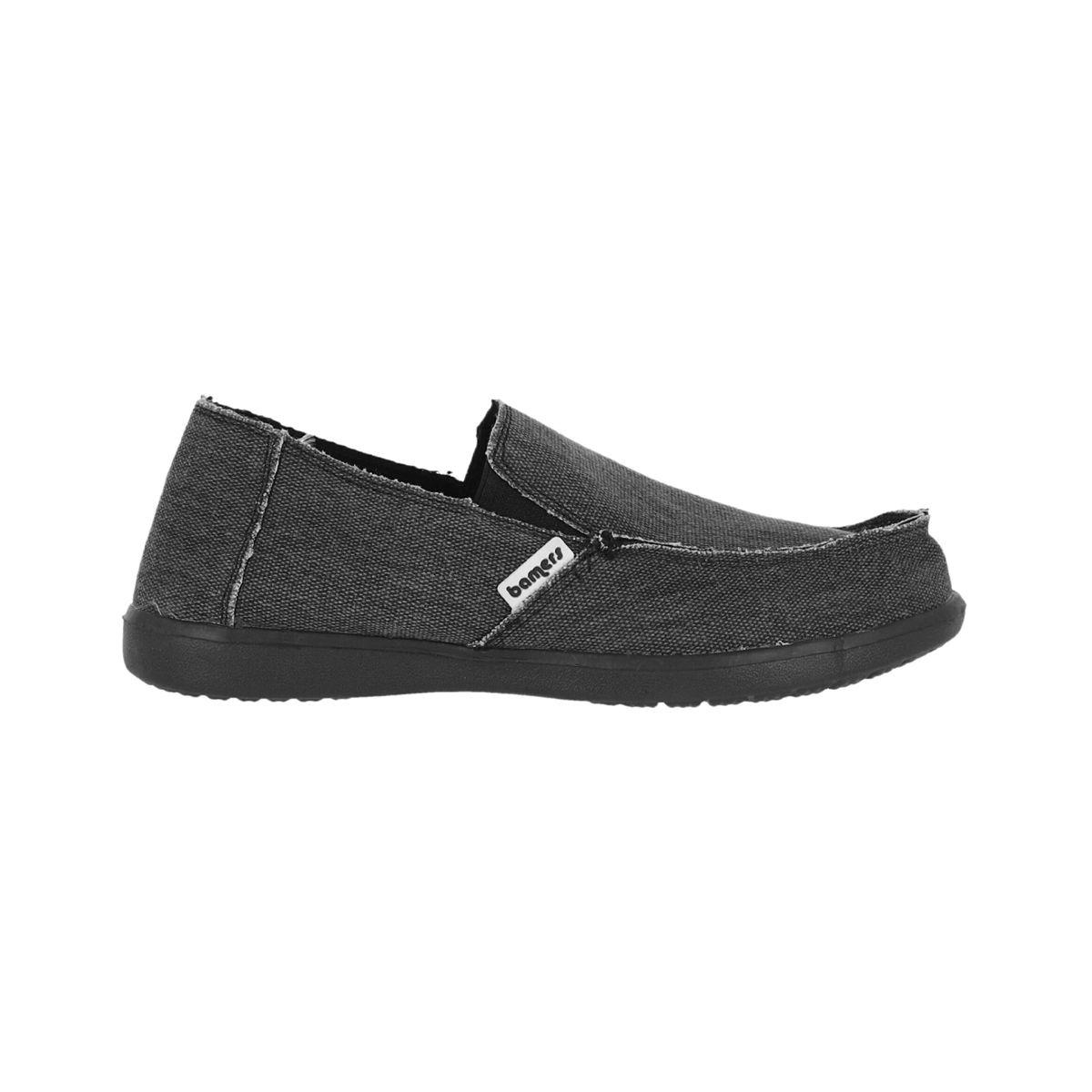 Zapatillas Niño Slip On Jeans Negro Bamers-0