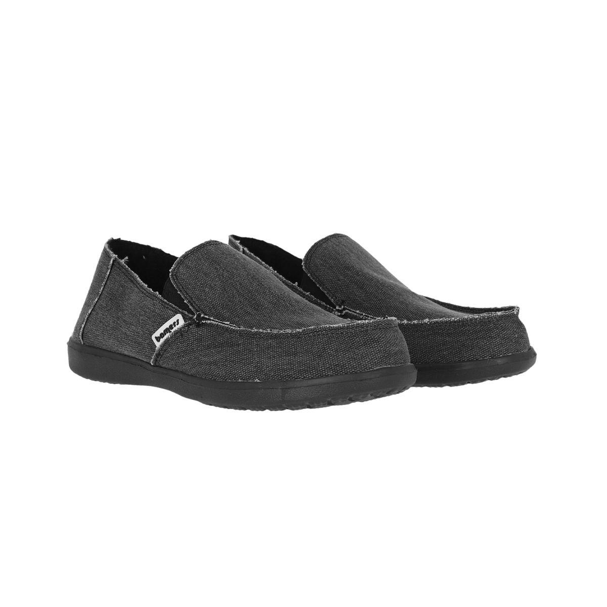 Zapatillas Niño Slip On Jeans Negro Bamers-2