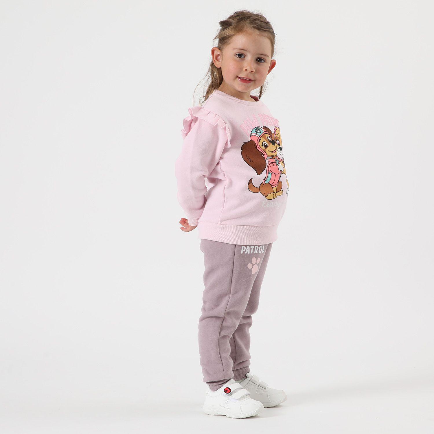Buzo Niña Two Friends Rosado Paw Patrol-1