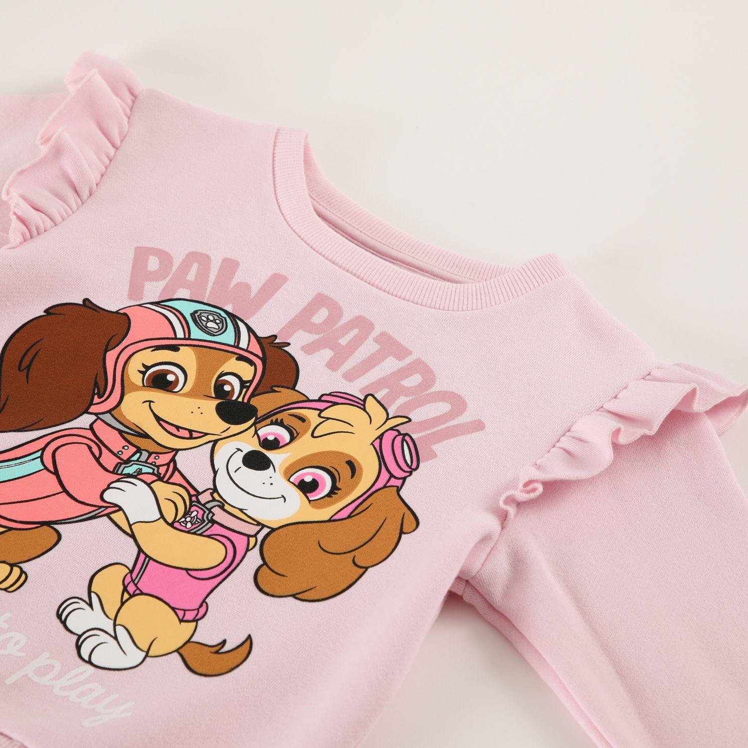 Buzo Niña Two Friends Rosado Paw Patrol-4