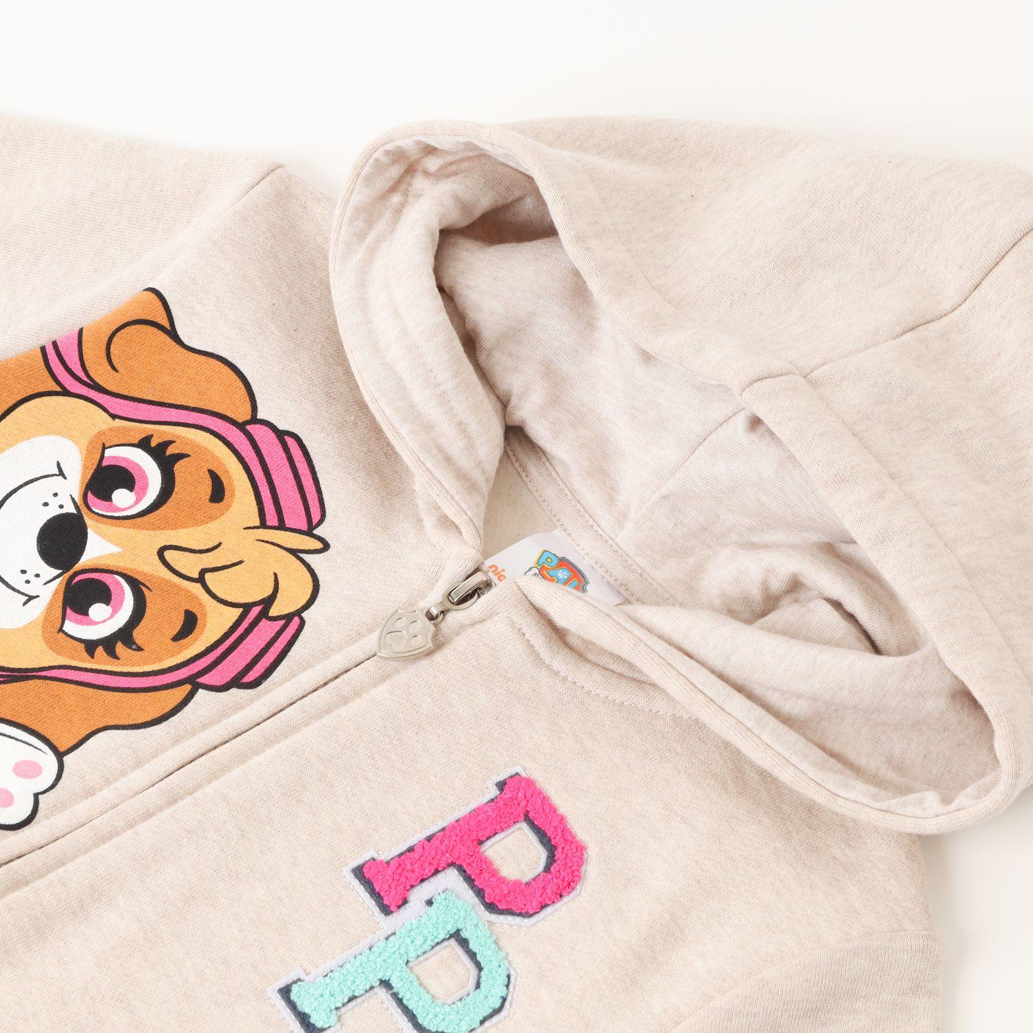 Poleron Abierto Niña Ice Cream Gris Paw Patrol-1