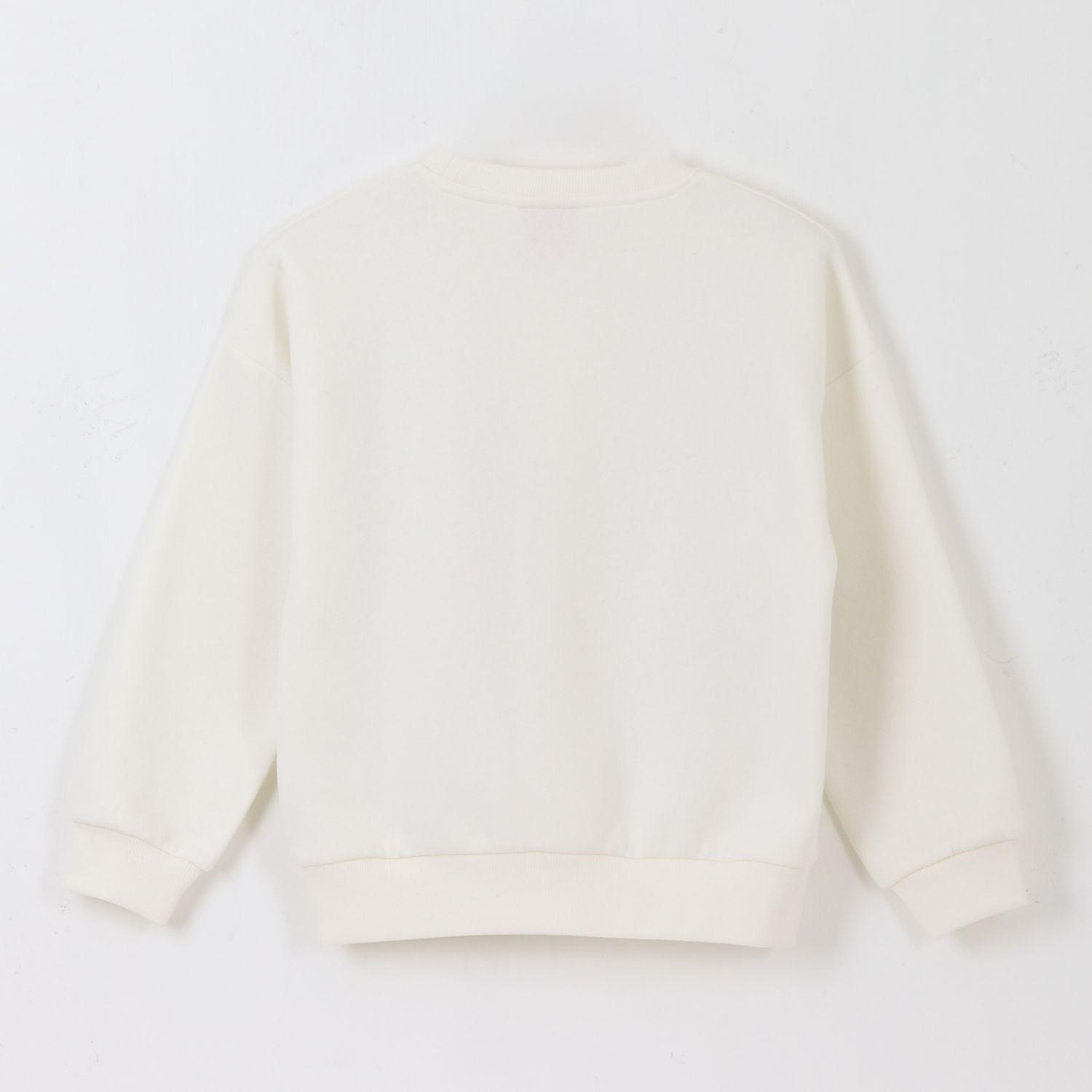 Polerón Cerrado Niña Personajes Blanco Hello Kitty-1