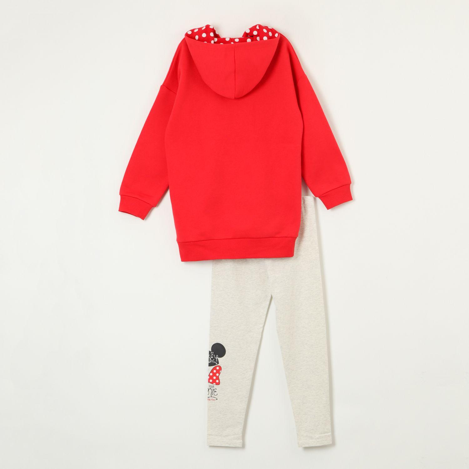 Conjunto Niña Minnie Sitting Rojo Disney-3