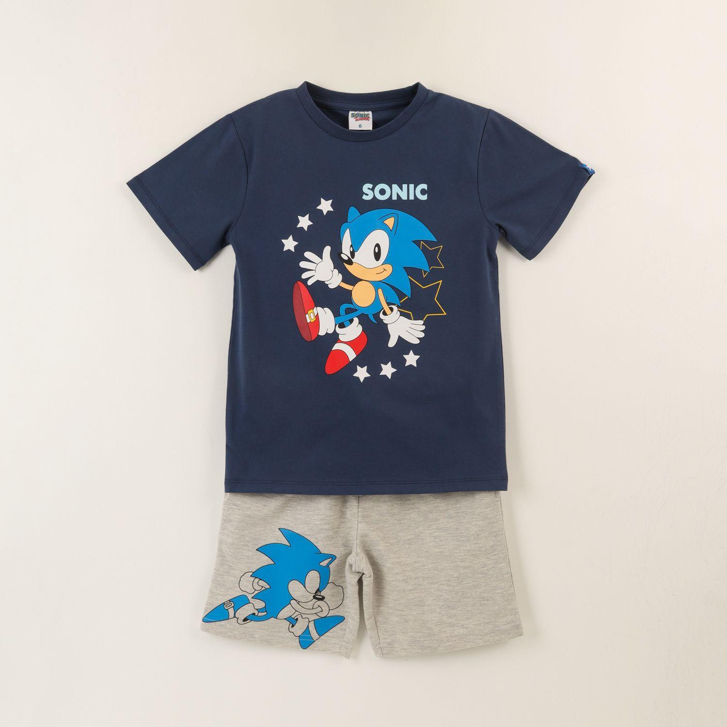 Conjunto Niño Azul Estrellas Sonic-0