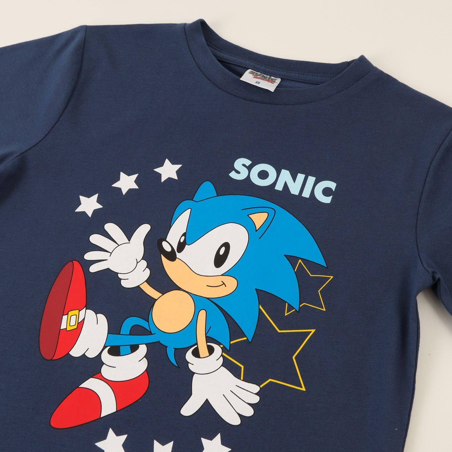Conjunto Niño Azul Estrellas Sonic-3